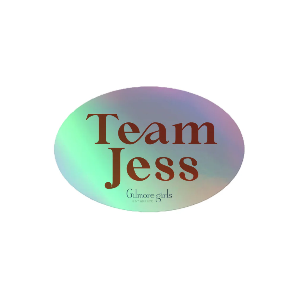 Gilmore Girls Team Jess Holographic Sticker - Image 3