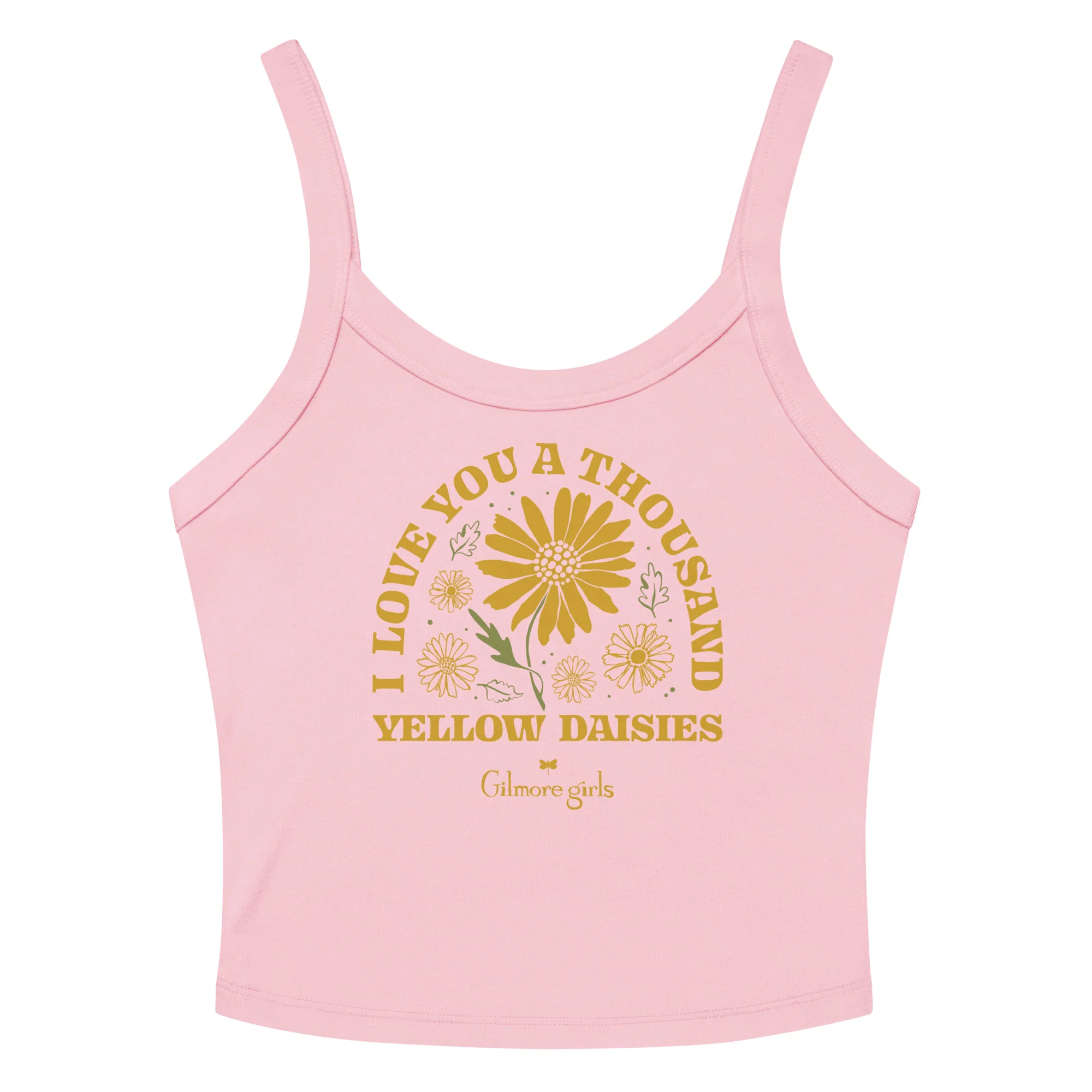 Gilmore Girls Women's Micro-Rib Tank Top A Thousand Yellow Daisies - Image 2