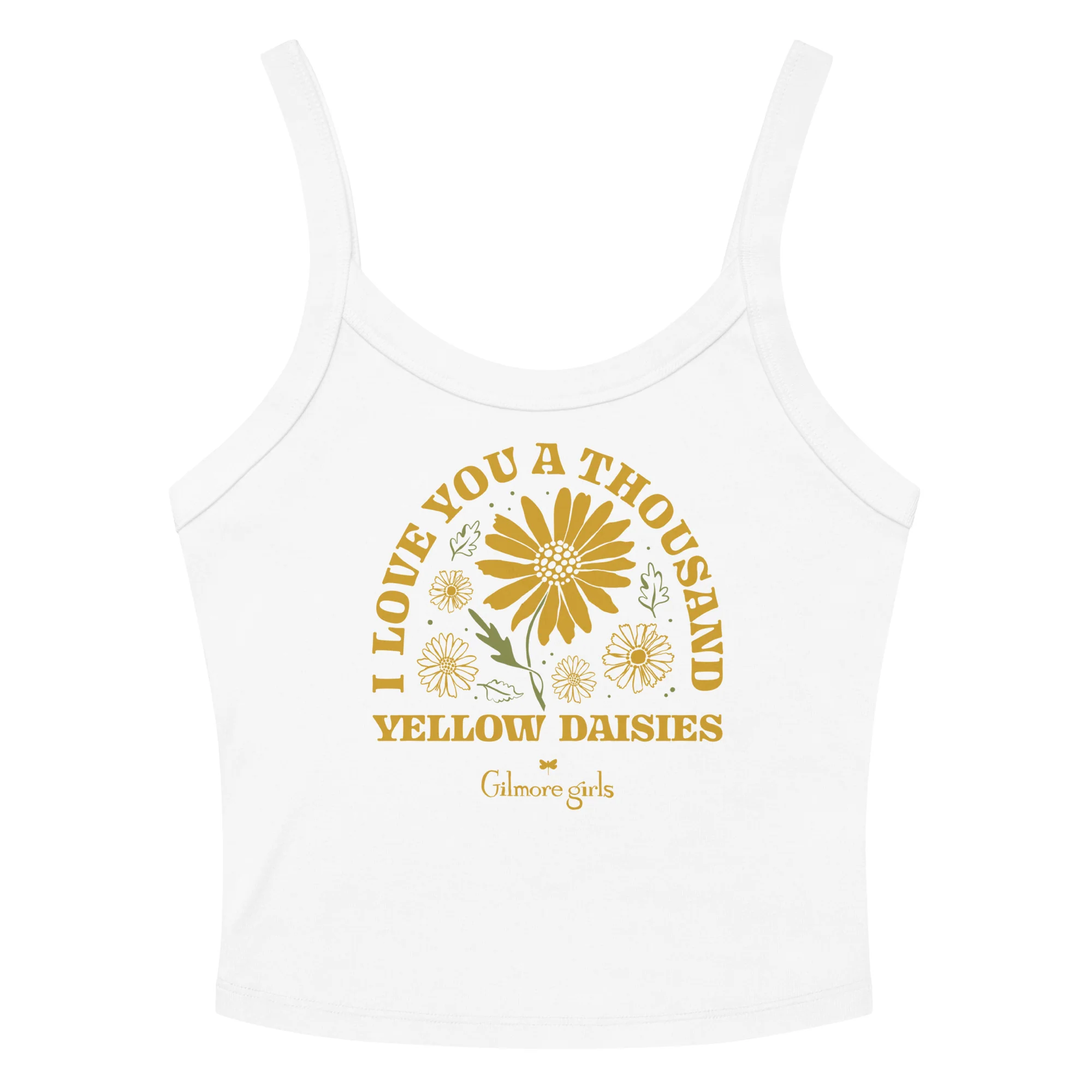 Gilmore Girls Women's Micro-Rib Tank Top A Thousand Yellow Daisies - Image 3