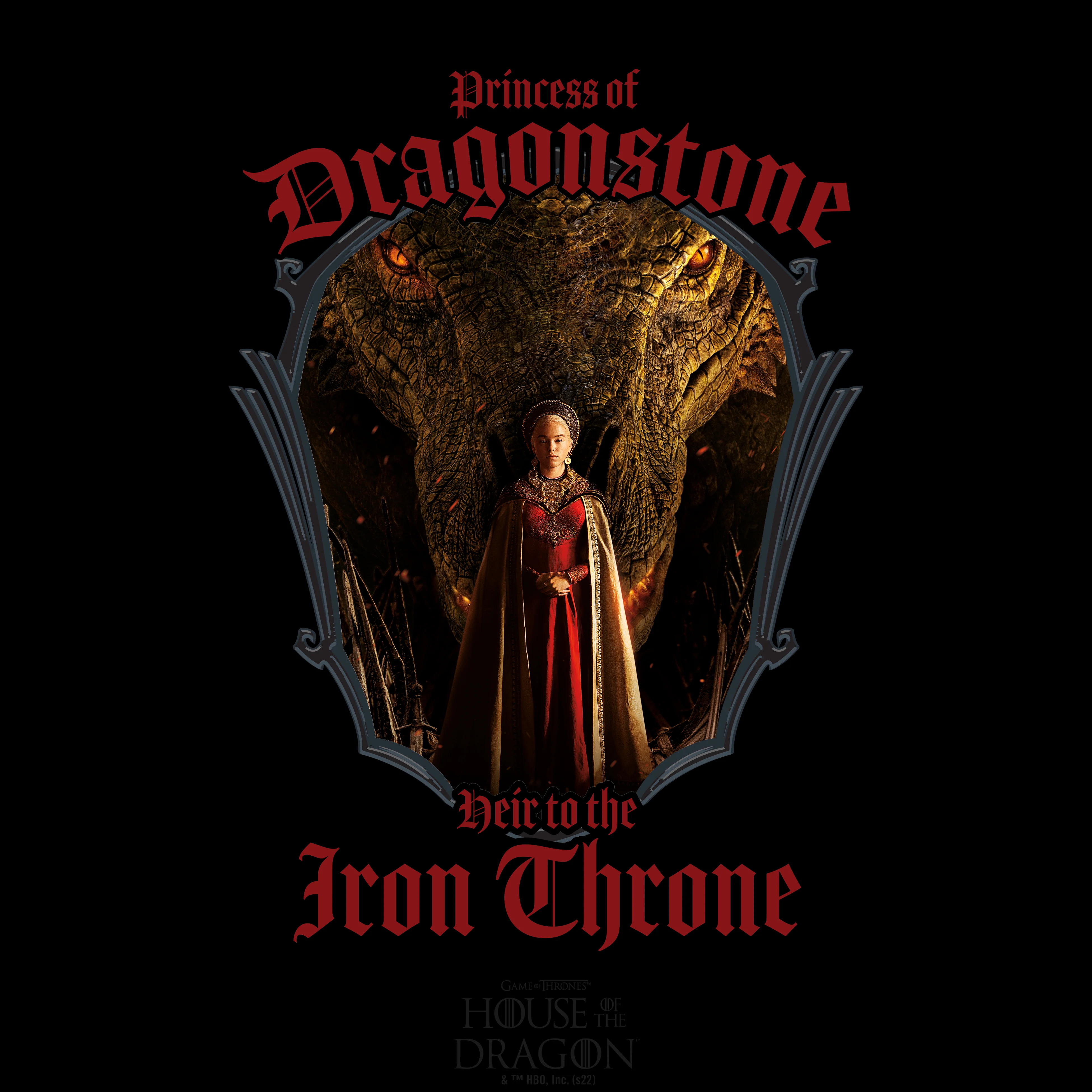 House of the Dragon Princess of Dragonstone Cropped Hoodie - Image 3