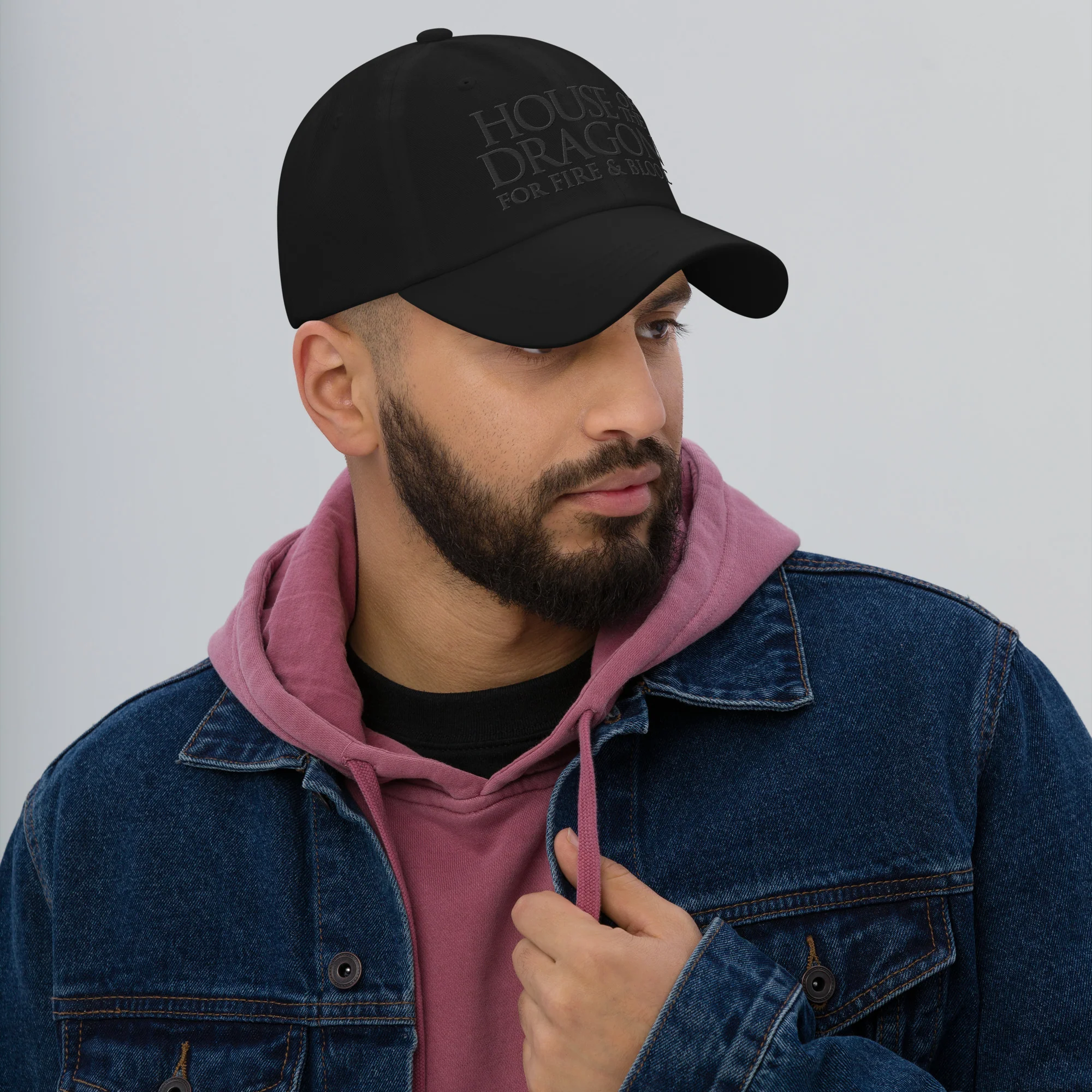 House of the Dragon Embroidered Dad Hat For Fire & Blood - Image 3