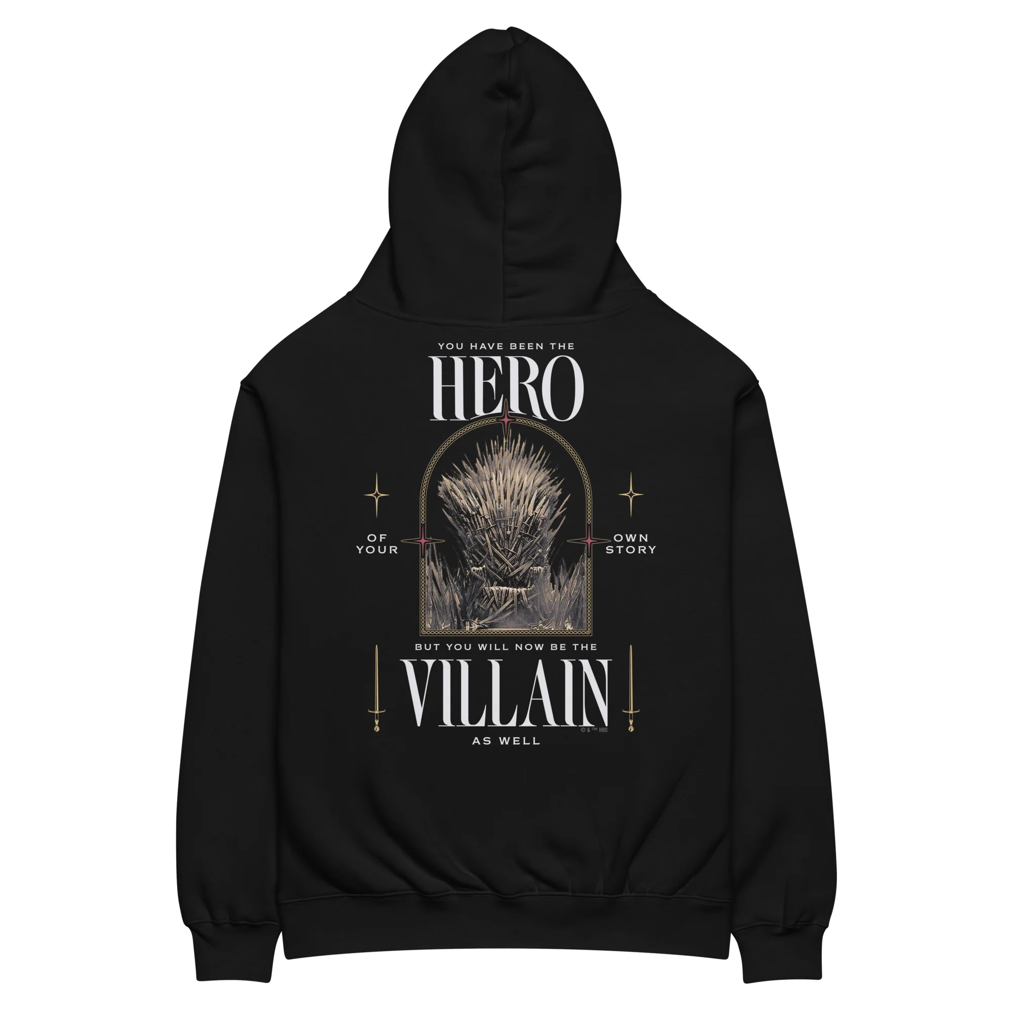 House of the Dragon Embroidered Hoodie Hero Villain