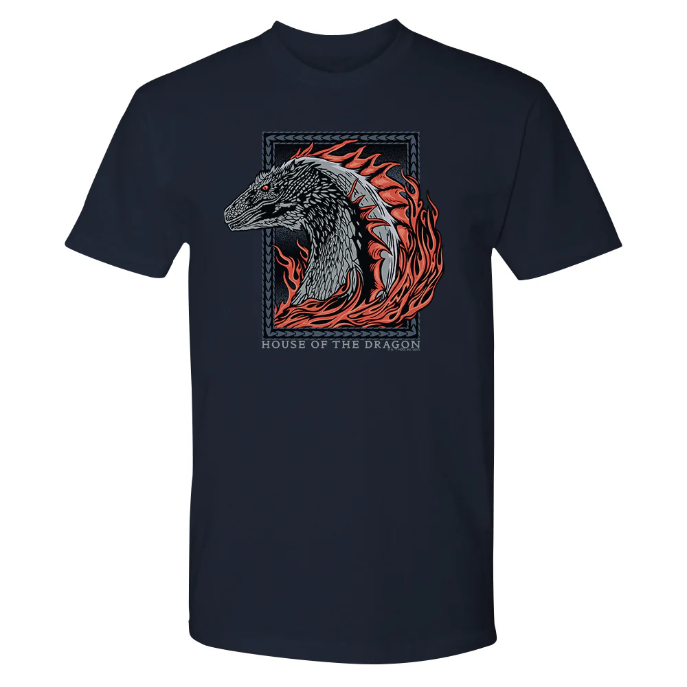 House of the Dragon Fire Dragon Adult Short Sleeve T-Shirt - Image 4