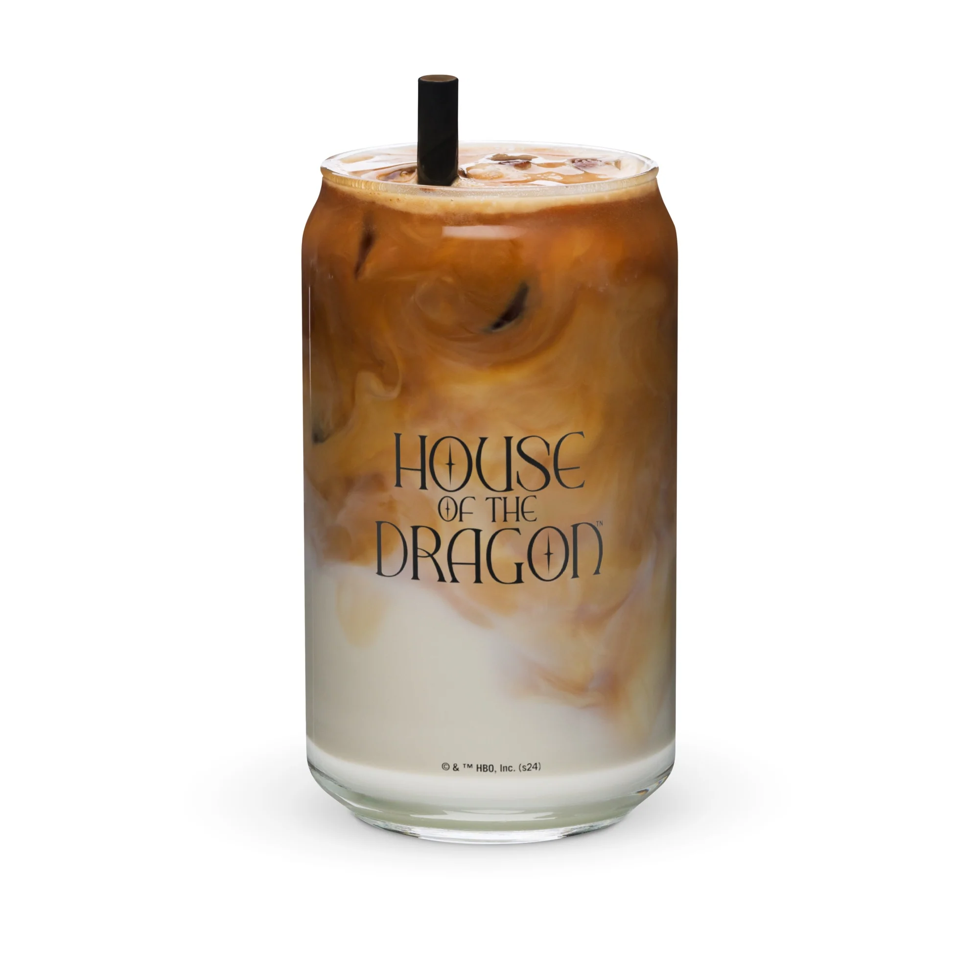 House of The Dragon Green Council vs. Black Council 16 oz Can Shaped Glass - Image 2