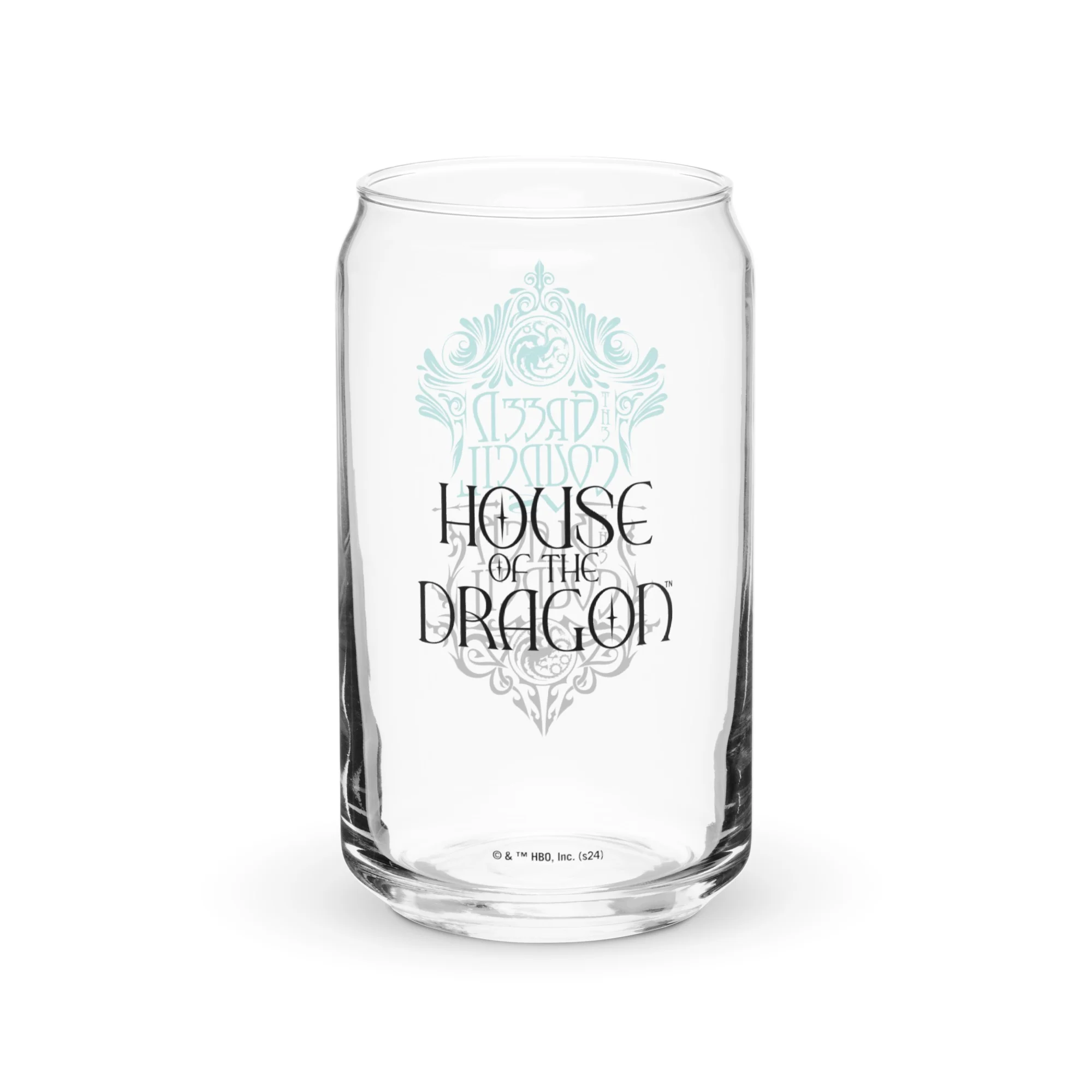 House of The Dragon Green Council vs. Black Council 16 oz Can Shaped Glass - Image 3