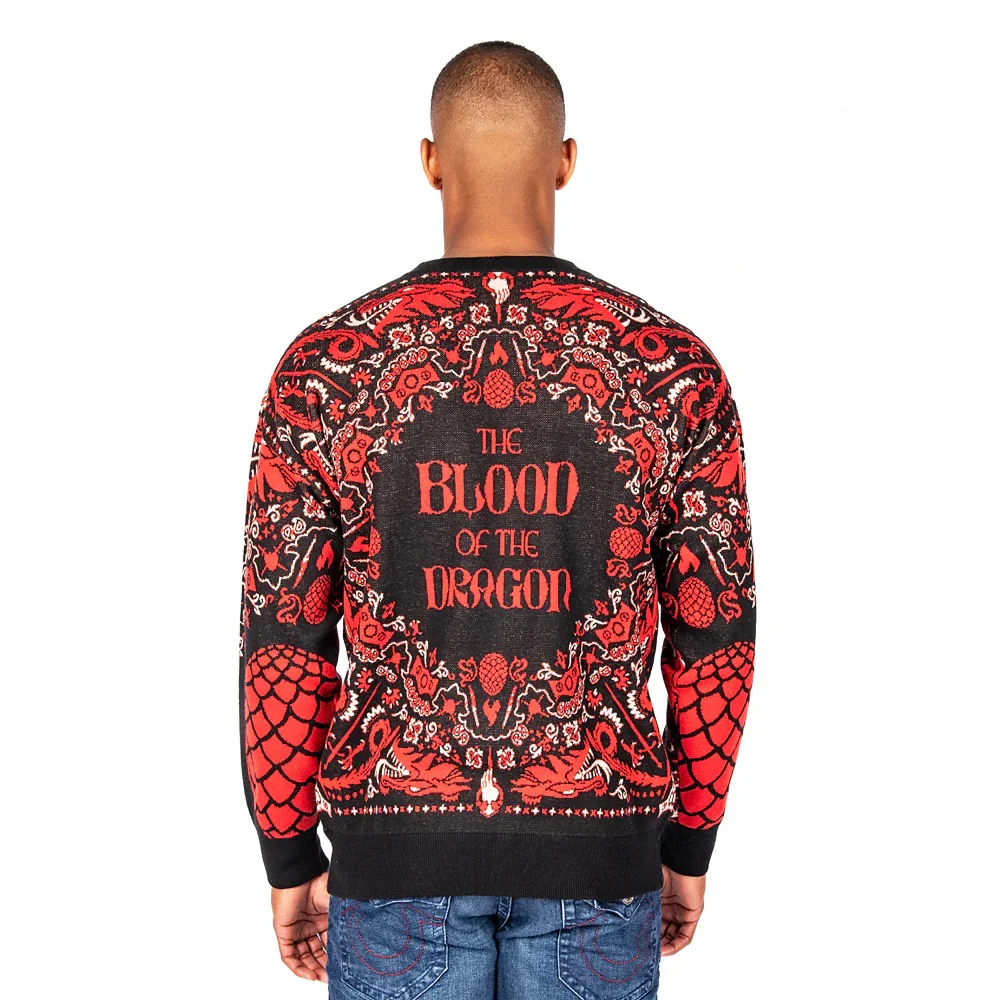 House of the Dragon Targaryen Knit Holiday Sweater - Image 6