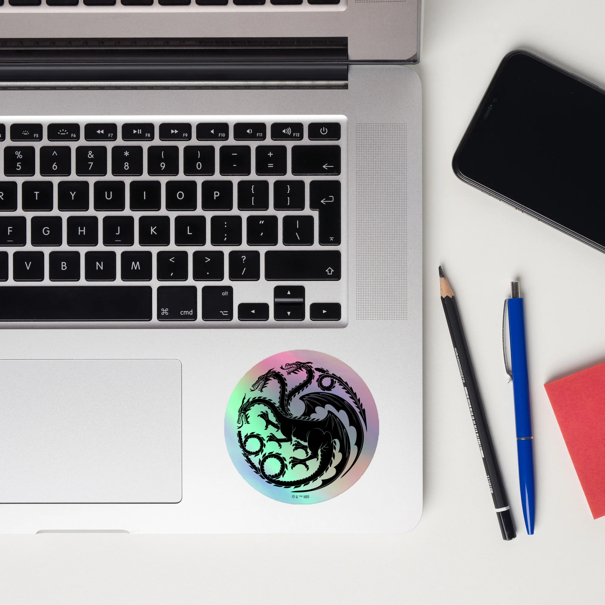 House of the Dragon Holographic Sticker Sigil of House Targaryen - Image 6