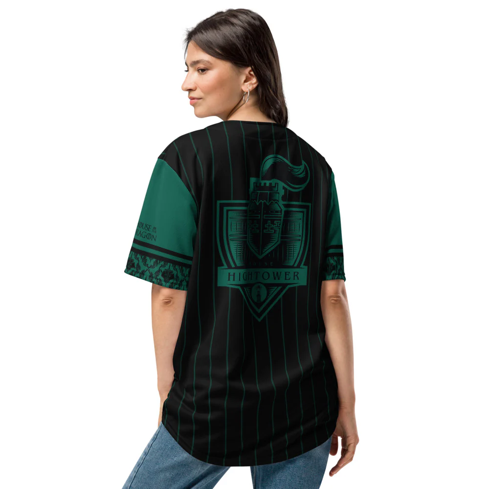 House of the Dragon House Hightower Baseball Jersey - Image 6