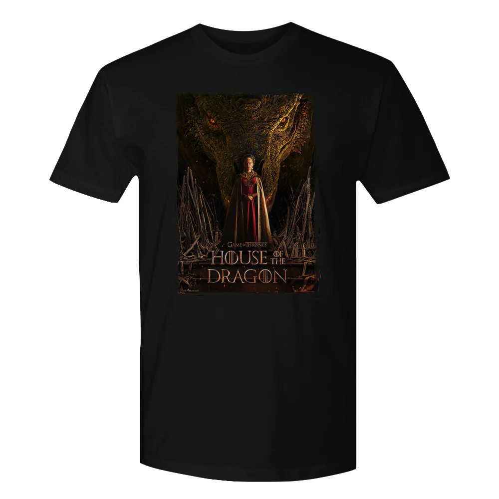 Exclusive House of the Dragon Key Art Adult Short Sleeve T-Shirt
