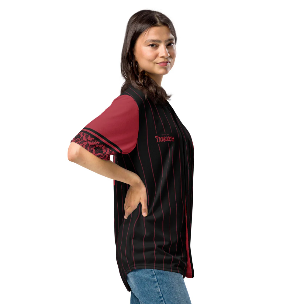 House of the Dragon House Targaryen Baseball Jersey - Image 7