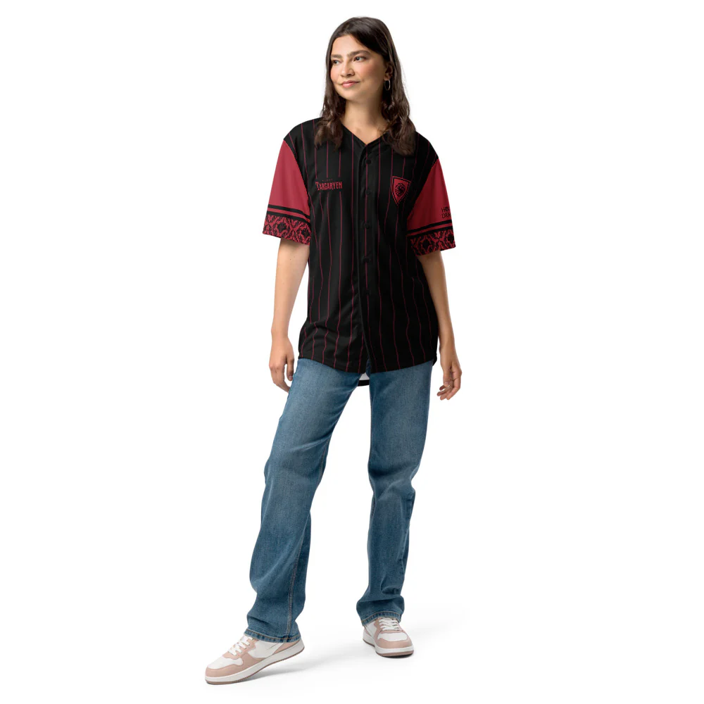 House of the Dragon House Targaryen Baseball Jersey - Image 8