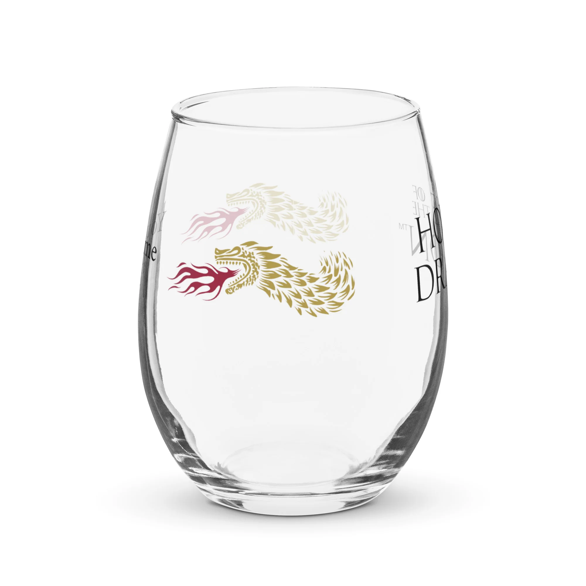 House of the Dragon Personalized Stemless Wine Glass - Image 3