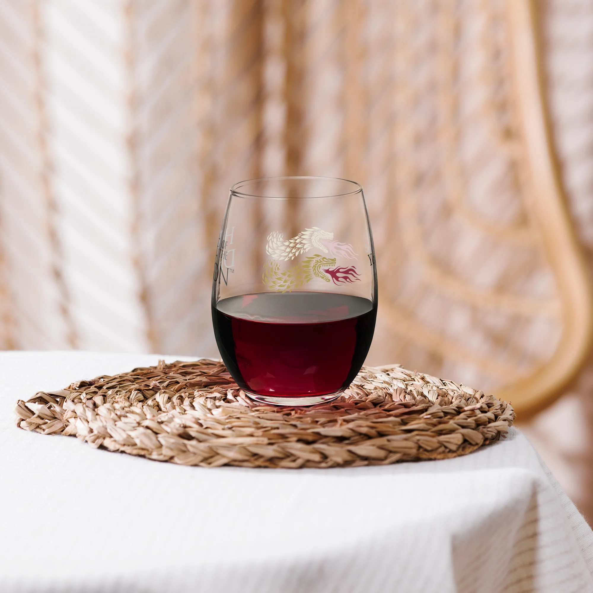 House of the Dragon Personalized Stemless Wine Glass - Image 5