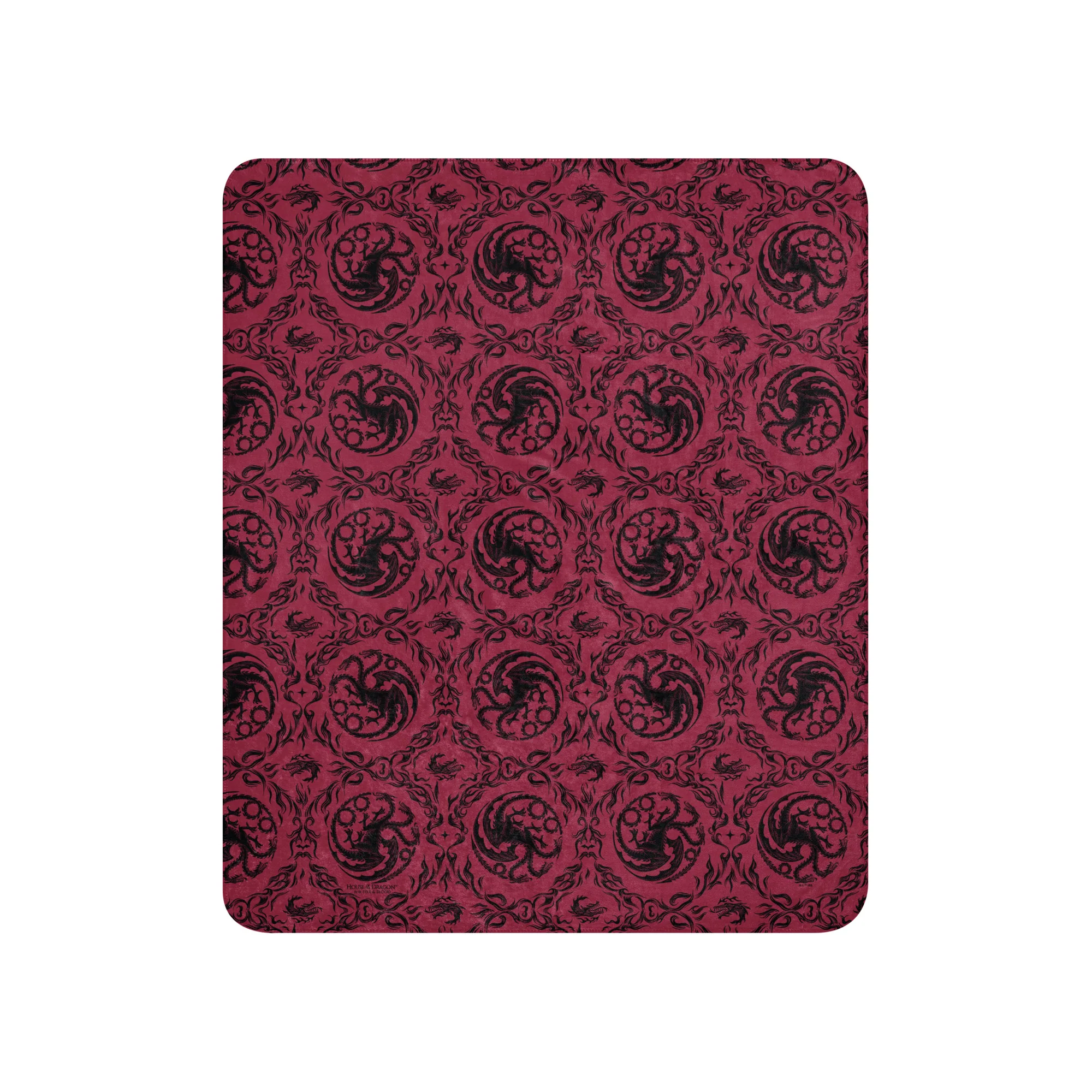 House of the Dragon Sherpa Blanket Sigil of House Targaryen - Image 4