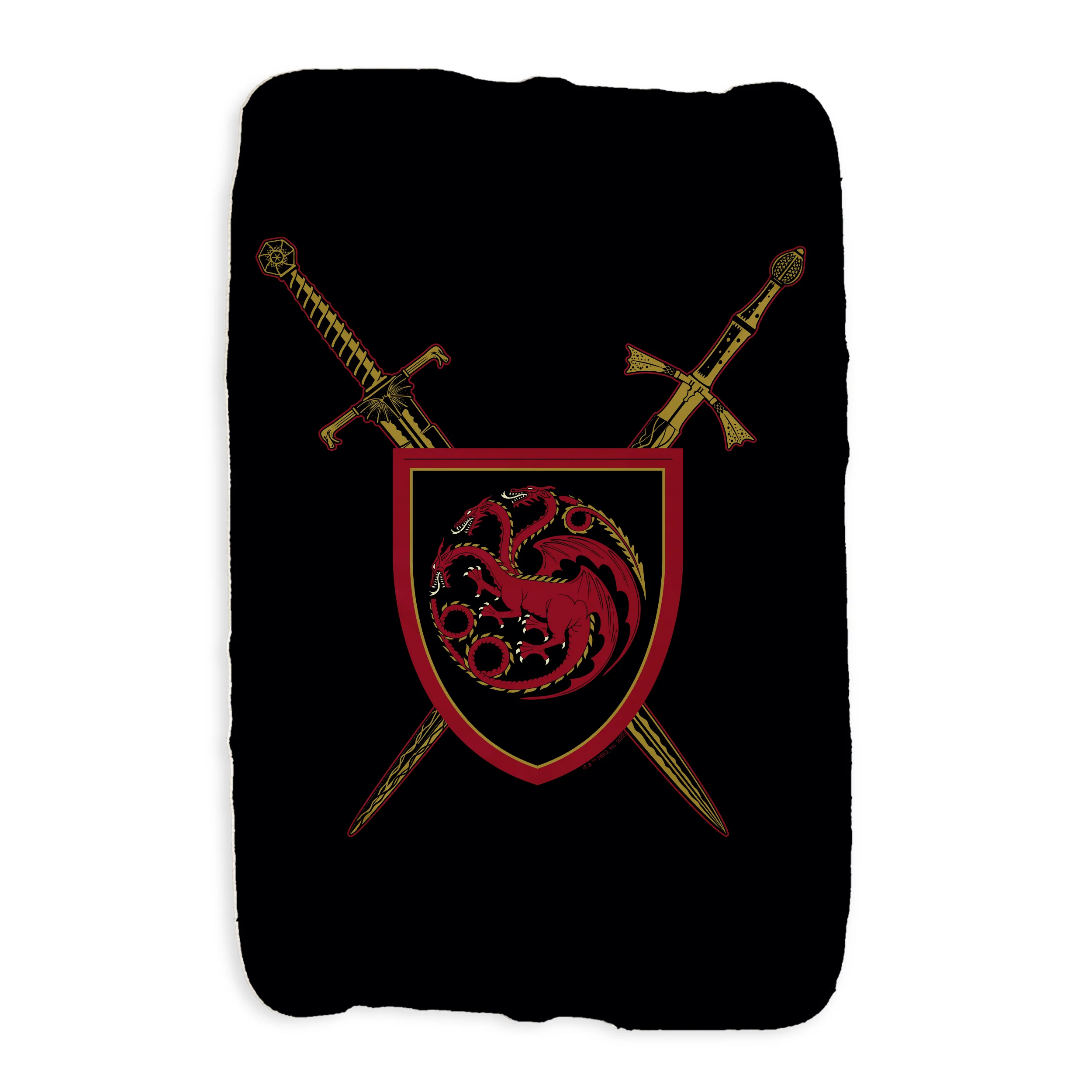 House of the Dragon Swords Sherpa Blanket - Image 4