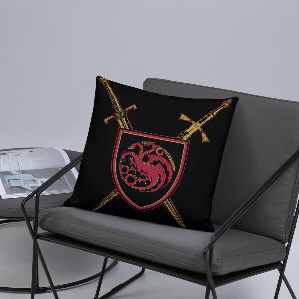 House of the Dragon Swords Throw Pillow - Image 2