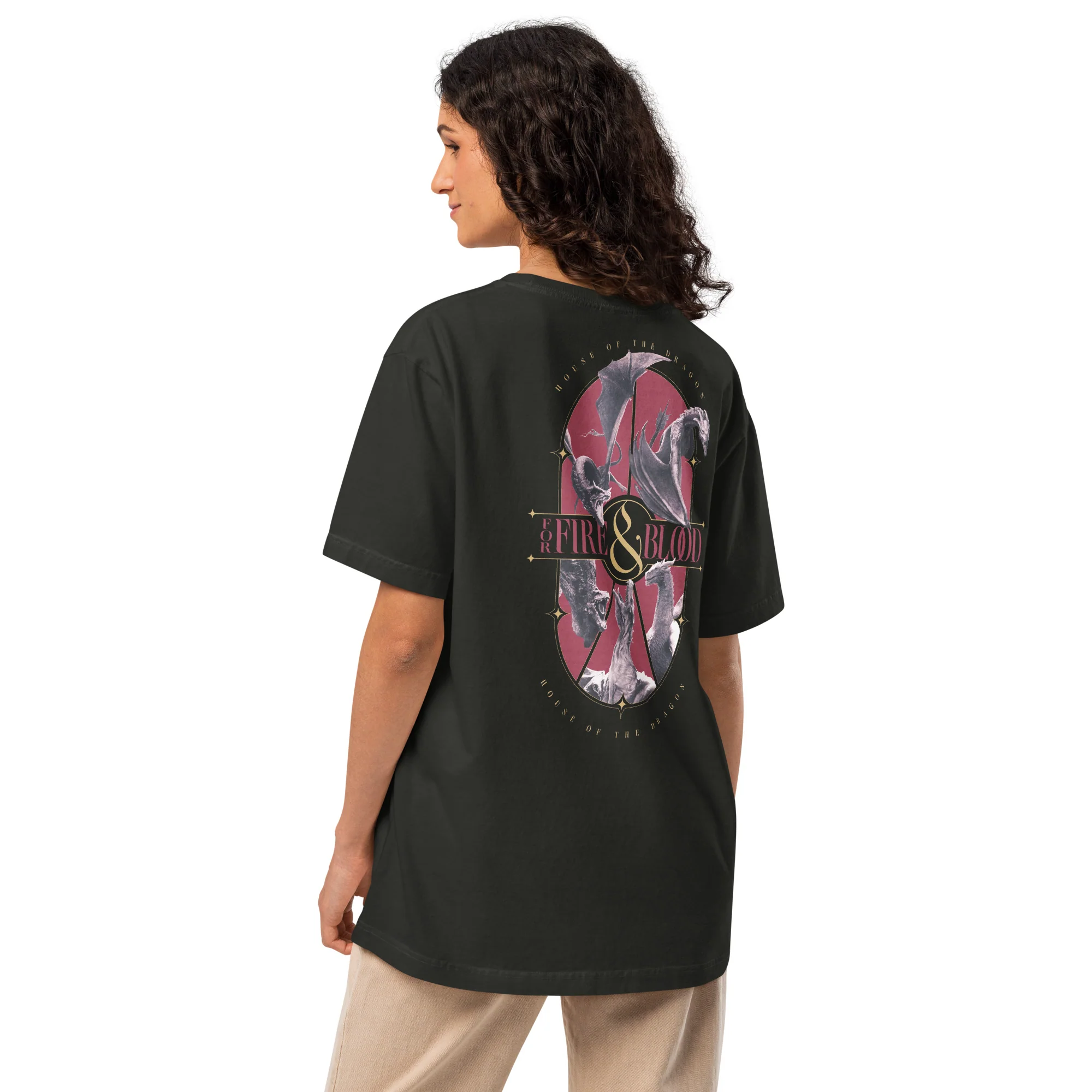 House of the Dragon T-shirt For Fire & Blood - Image 6