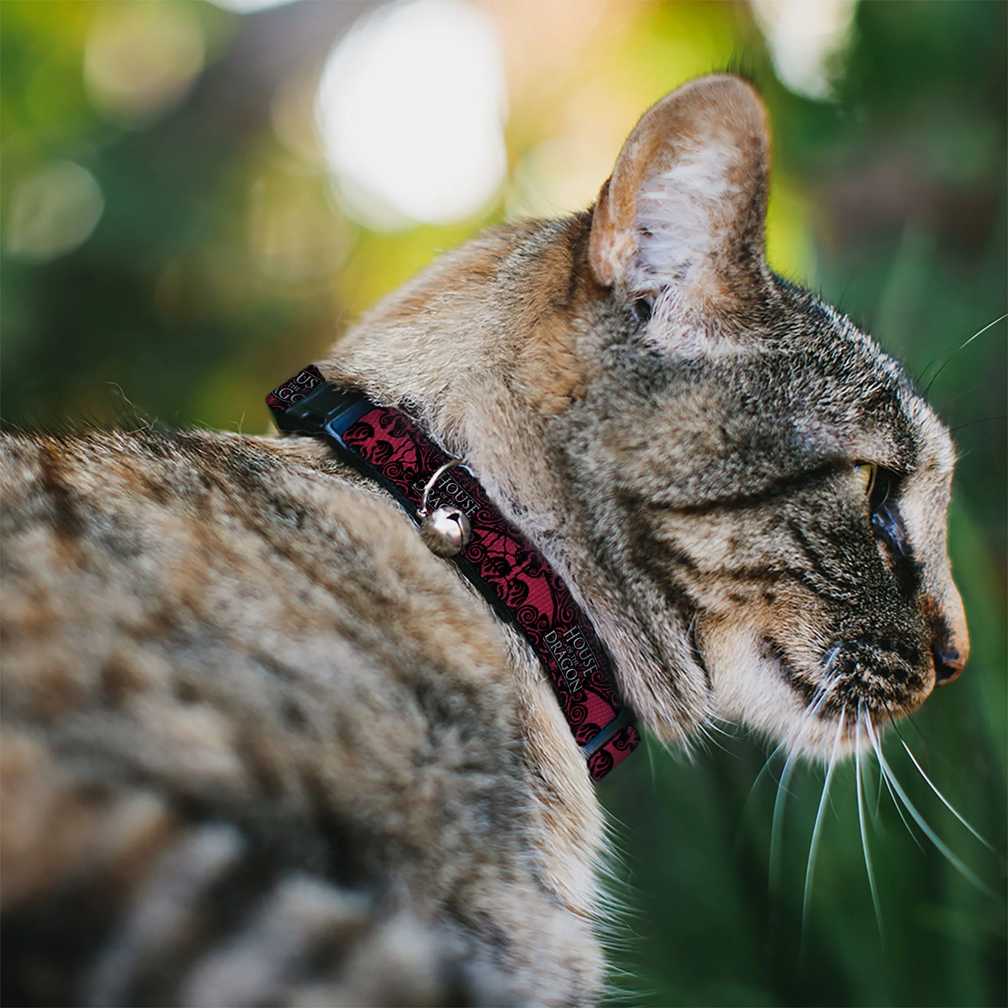 House of the Dragon Targaryen Breakaway Cat Collar with Bell - Image 2