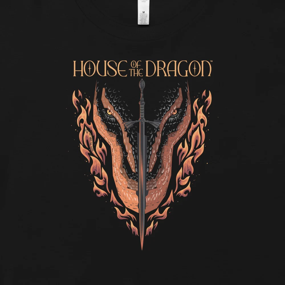 House of the Dragon Wreathed Flames Women's Crop Top - Image 2