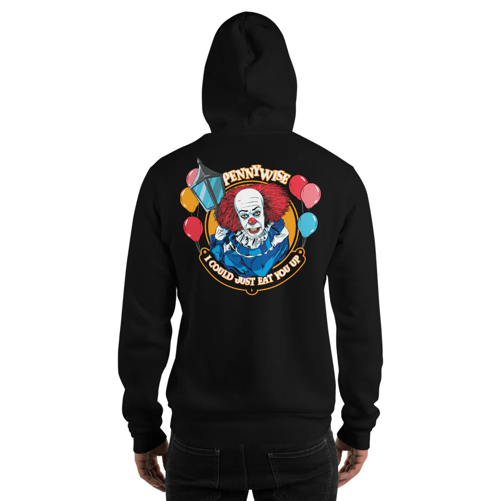 IT: The Movie Eat You Up Embroidered Hoodie - Image 3