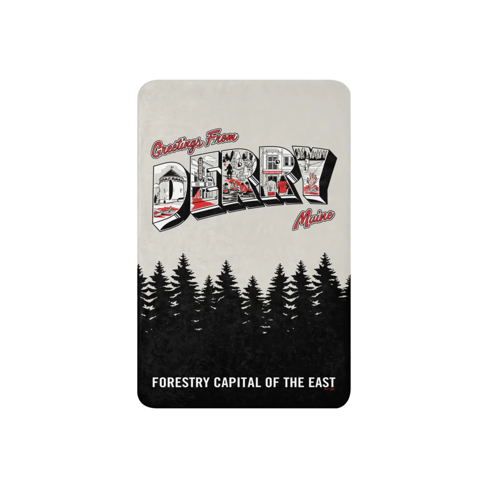 IT: Welcome to Derry Greetings from Derry Sherpa Blanket