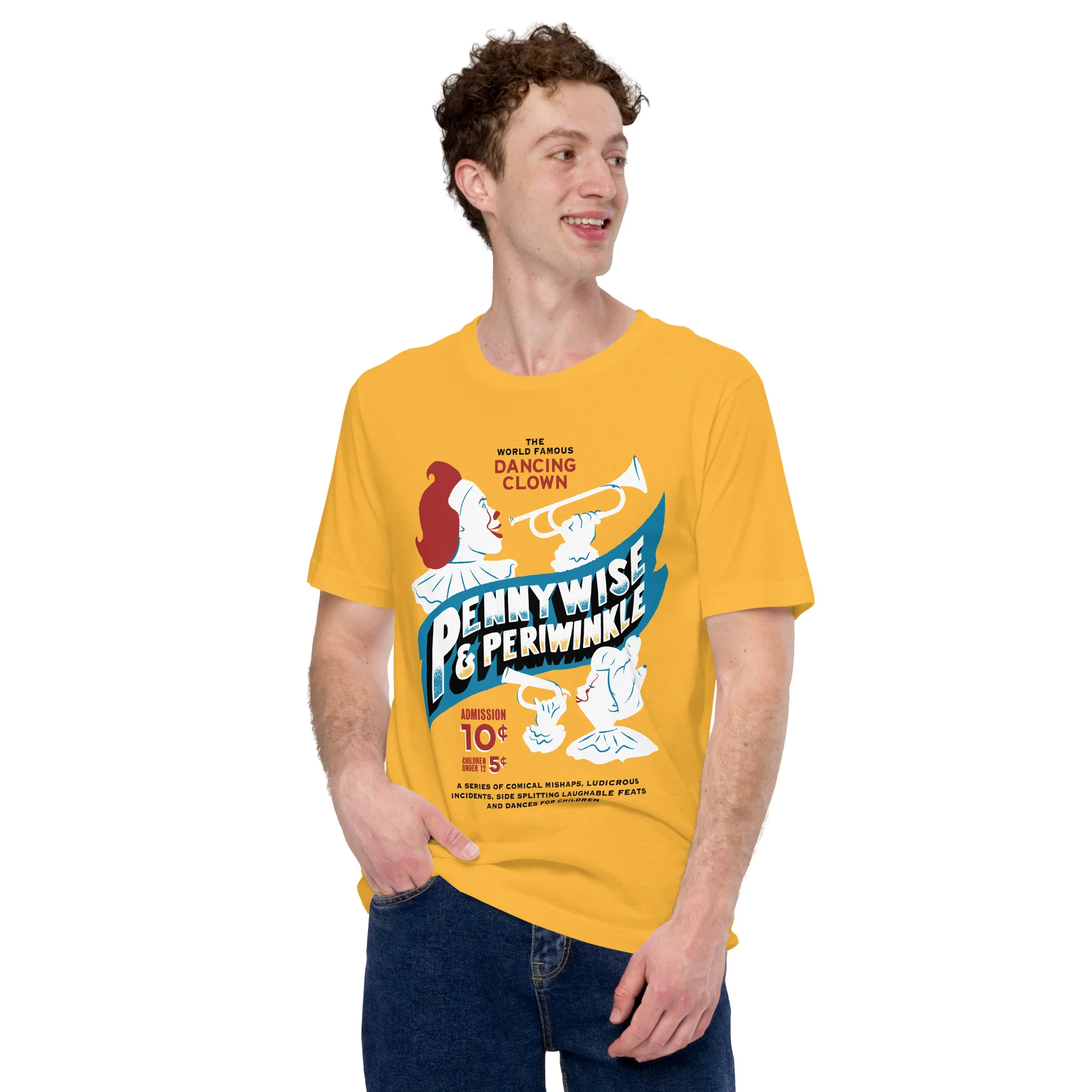 IT: Welcome to Derry Pennywise & Periwinkle T-shirt - Image 2