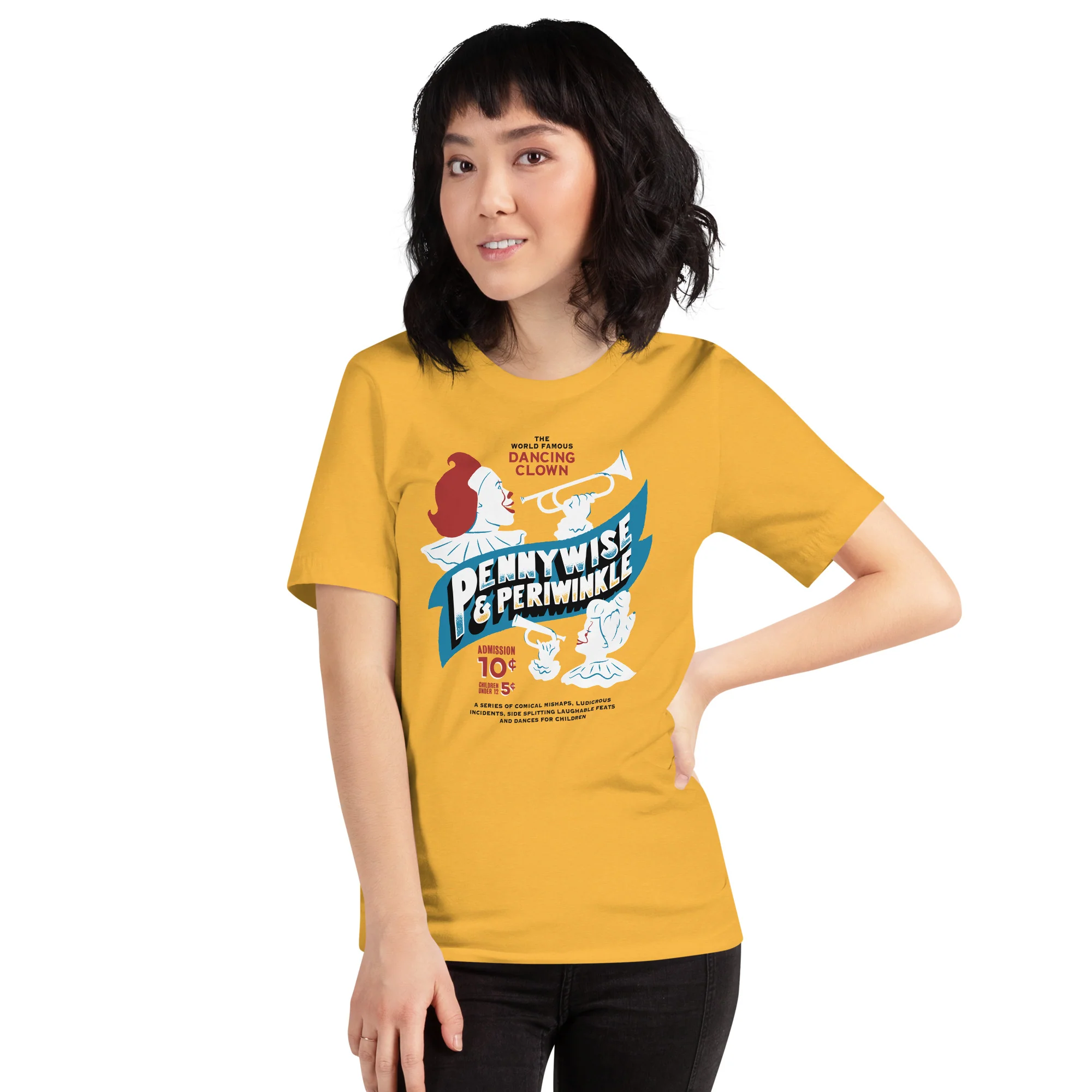 IT: Welcome to Derry Pennywise & Periwinkle T-shirt - Image 3