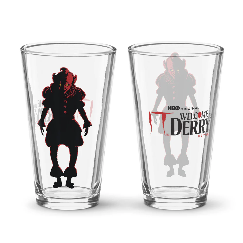 IT: Welcome to Derry Pennywise Pint Glass
