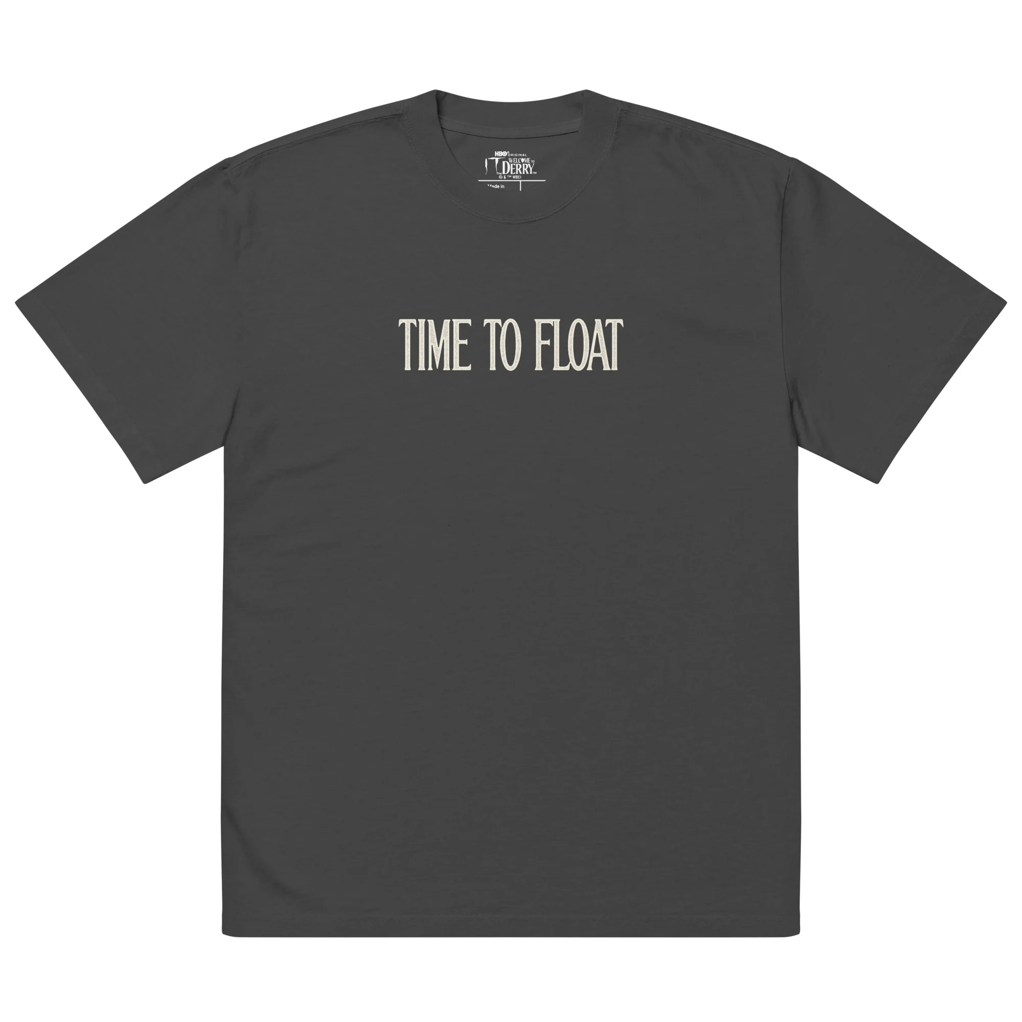 IT: Welcome to Derry Time to Float Oversized Faded T-shirt - Image 2