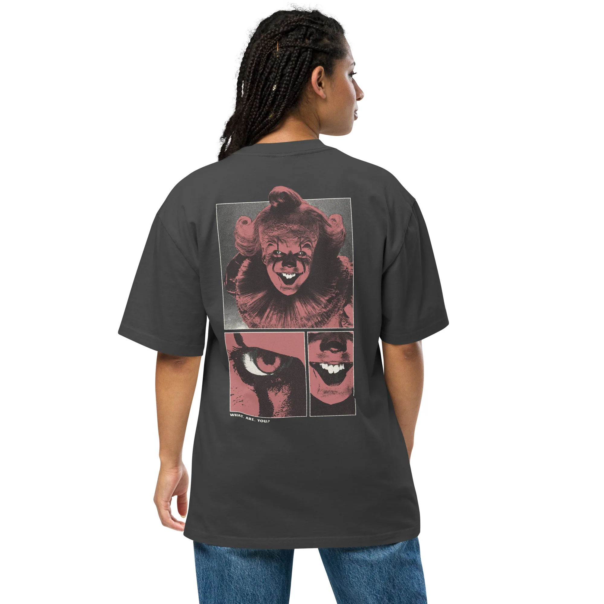 IT: Welcome to Derry Time to Float Oversized Faded T-shirt - Image 6