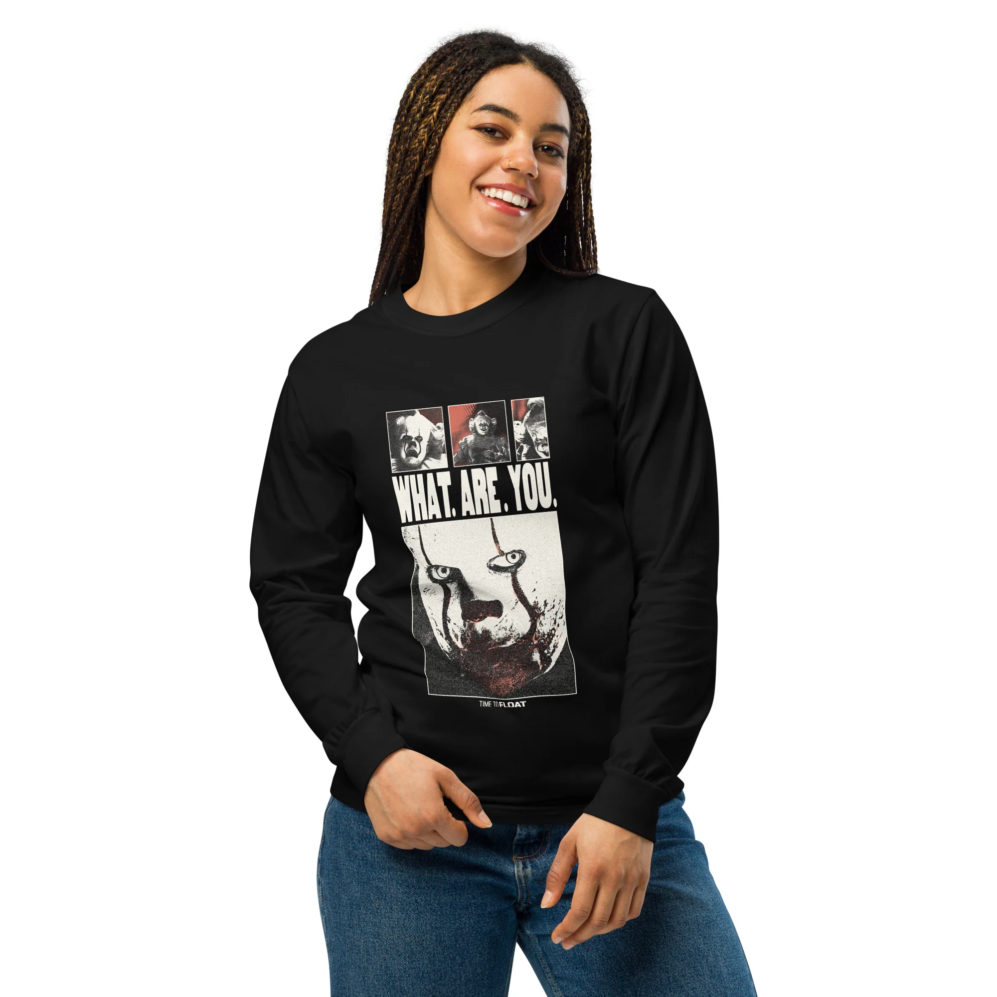 IT: Welcome to Derry What Are You Comfort Colors Heavyweight Long Sleeve Shirt - Image 5