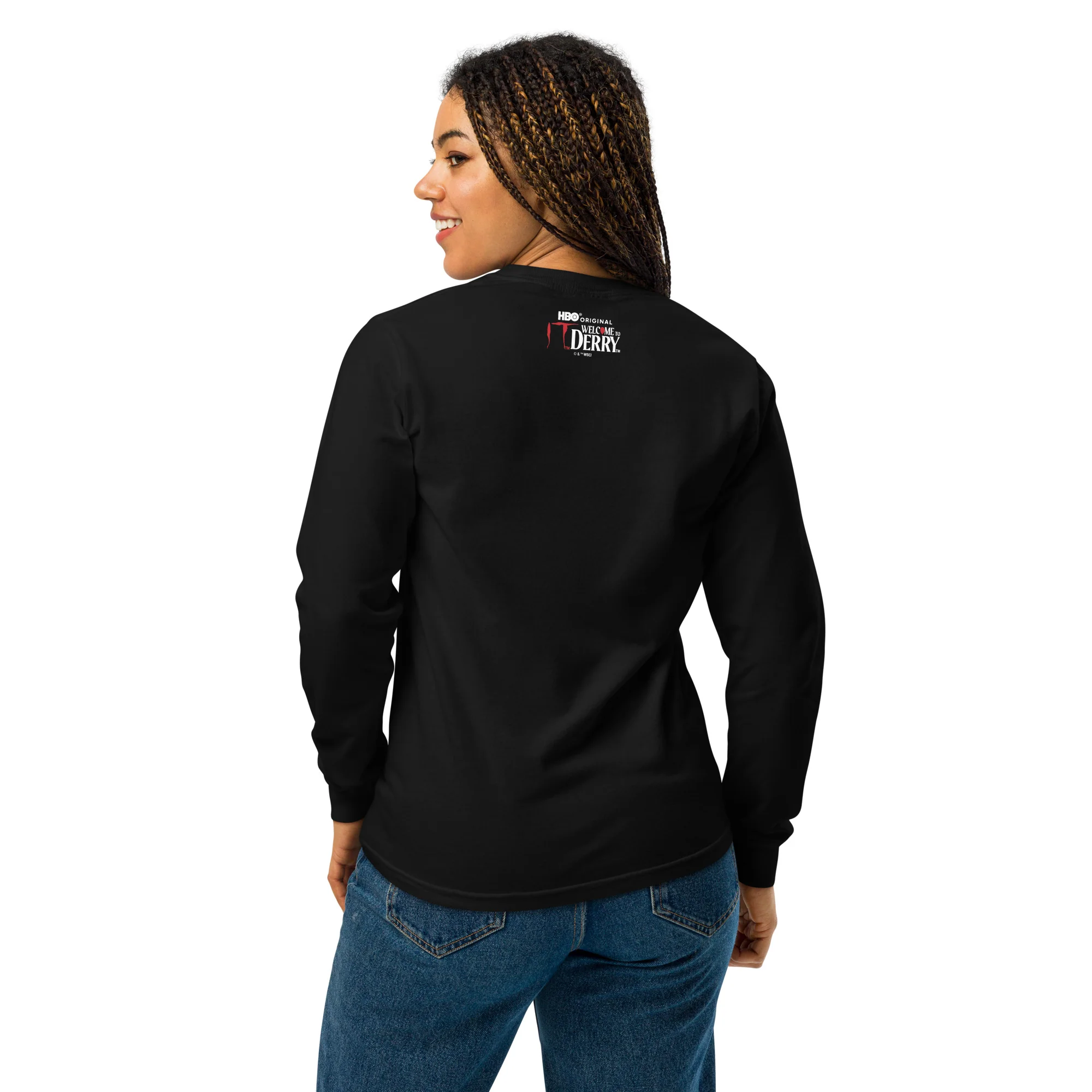 IT: Welcome to Derry What Are You Comfort Colors Heavyweight Long Sleeve Shirt - Image 6