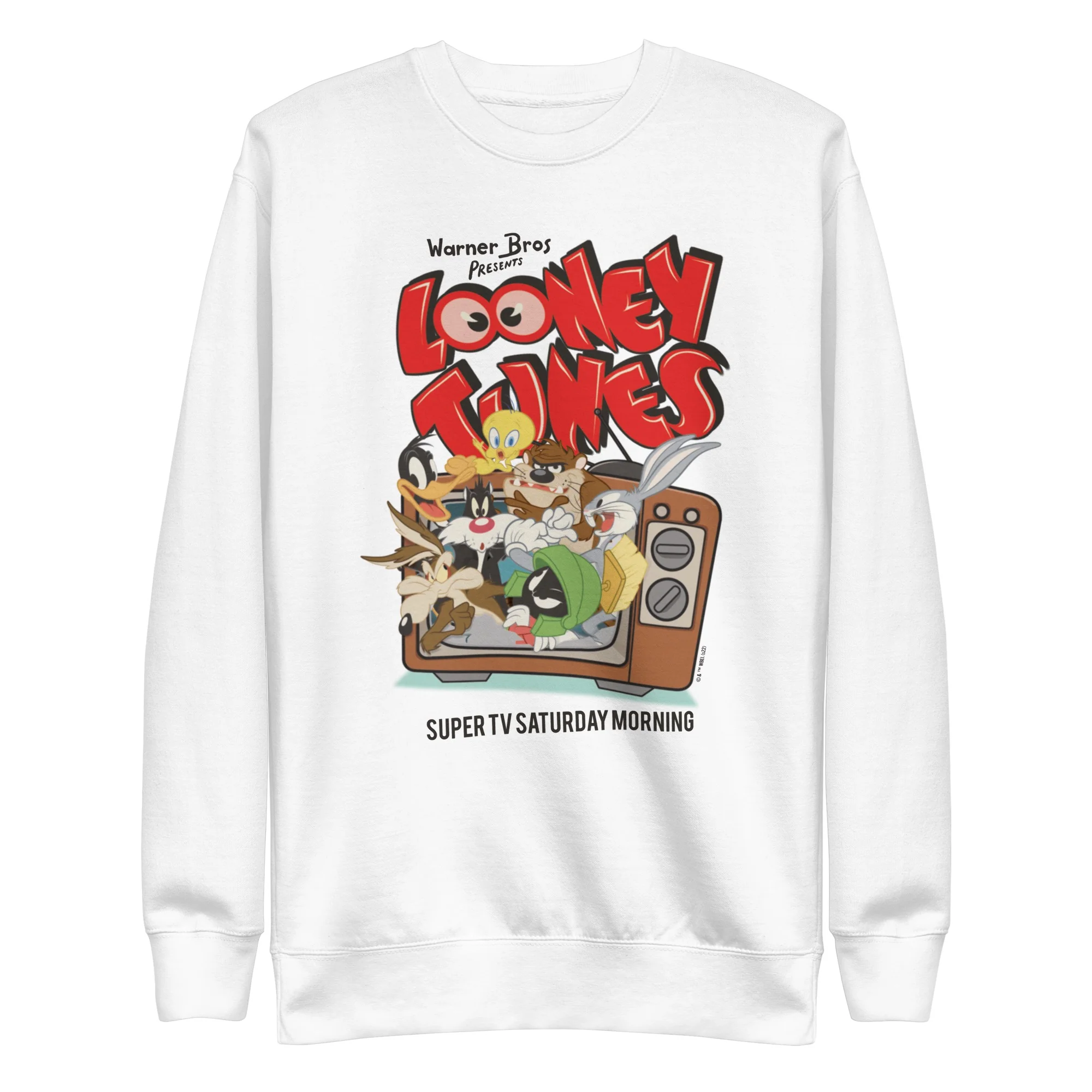 Looney Tunes Super TV Saturday Morning Crewneck Sweatshirt - Image 3