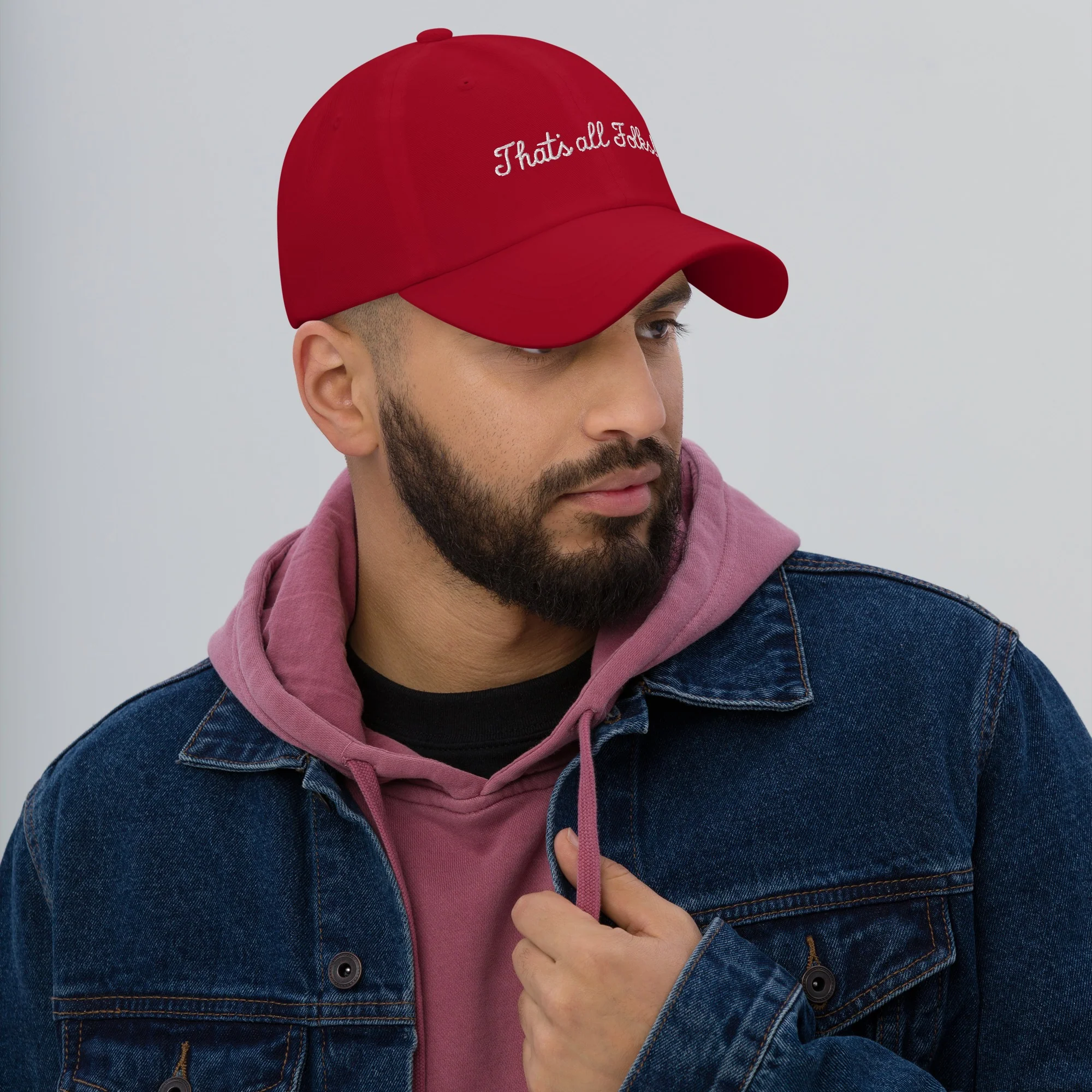 Looney Tunes That's All Folks! Dad Hat - Image 3