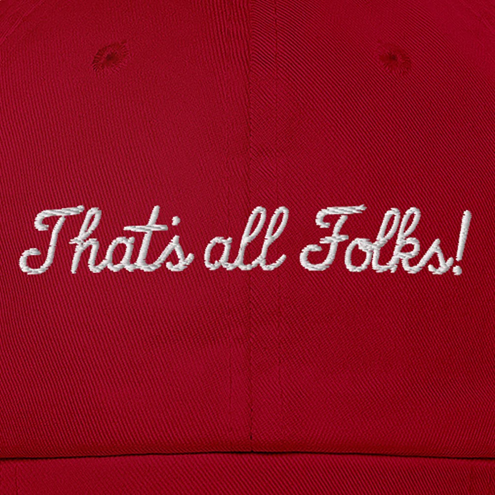 Looney Tunes That's All Folks! Dad Hat - Image 4