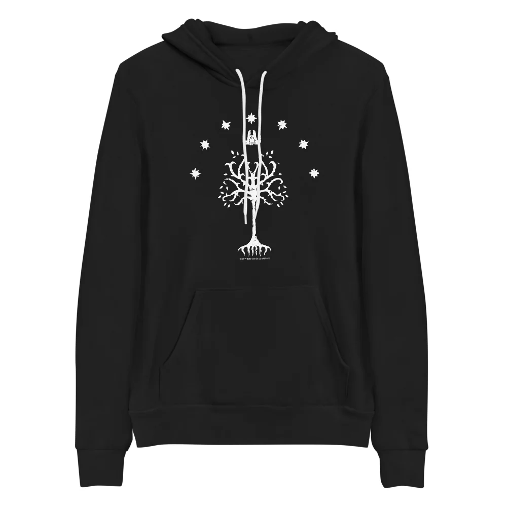 The Lord of the Rings Tree of Gondor Adult Fleece Hooded Sweatshirt - Image 3