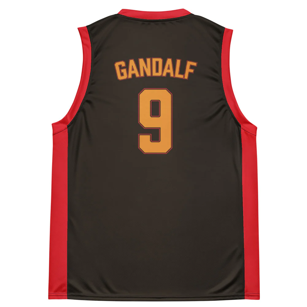 The Lord of The Rings You Shall Not Pass Basketball Jersey - Image 2