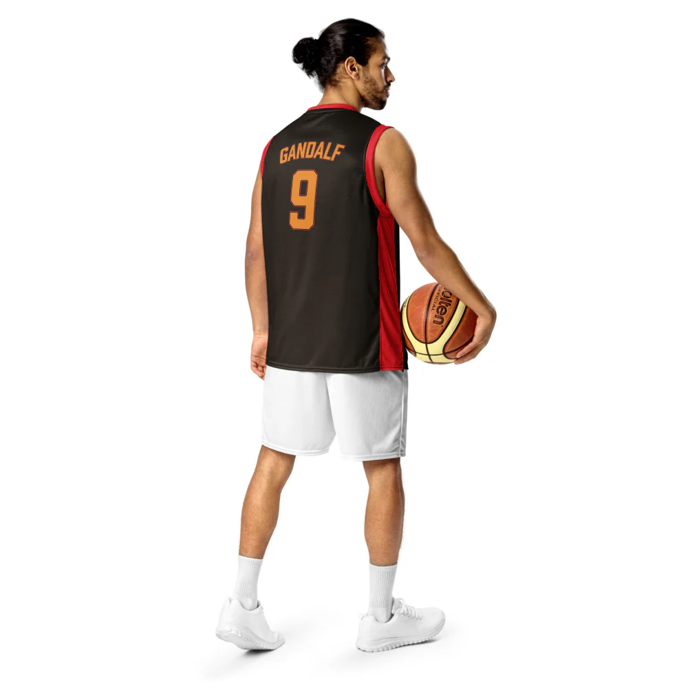 The Lord of The Rings You Shall Not Pass Basketball Jersey - Image 6