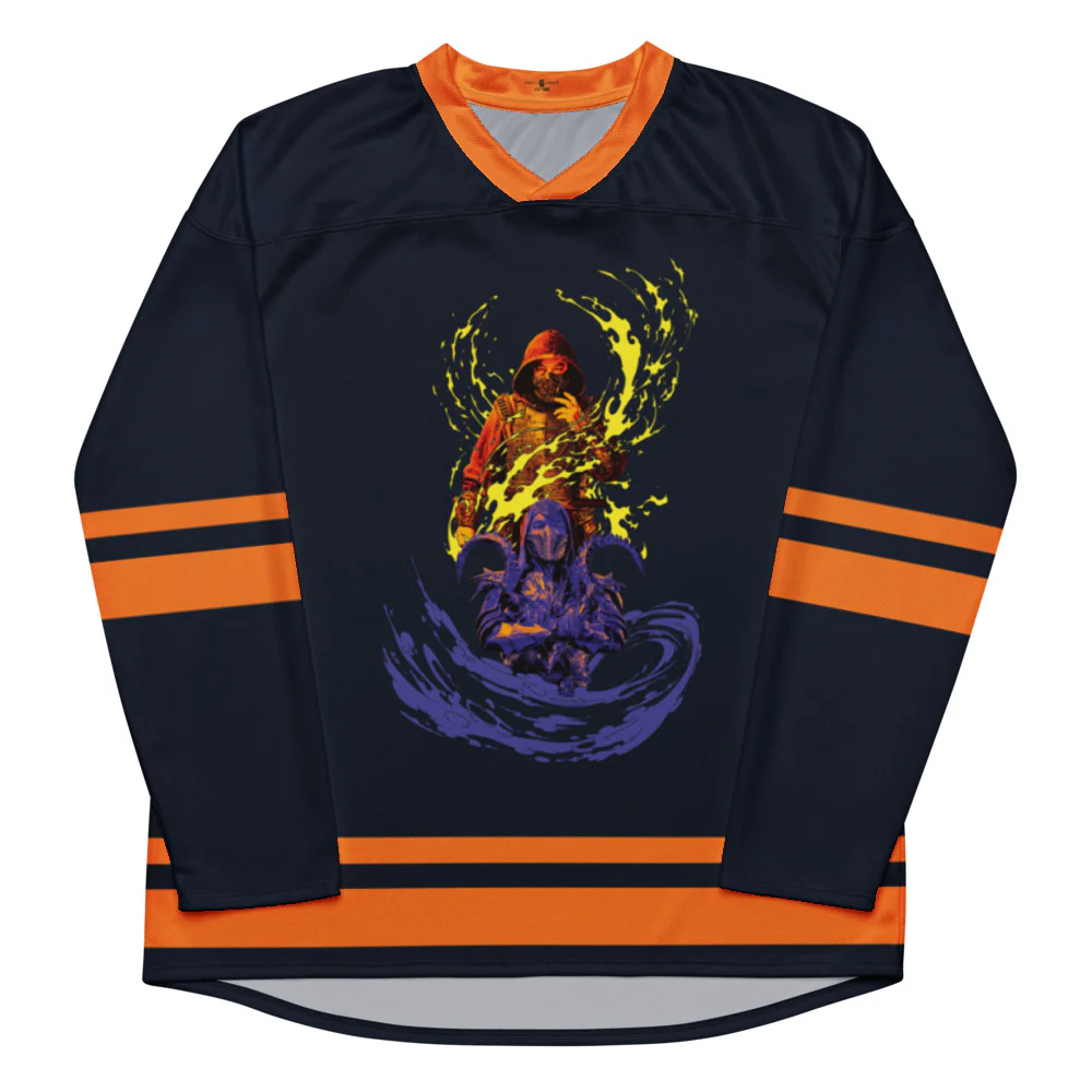 Mortal Kombat II Scorpion & Sub-Zero Hockey Jersey