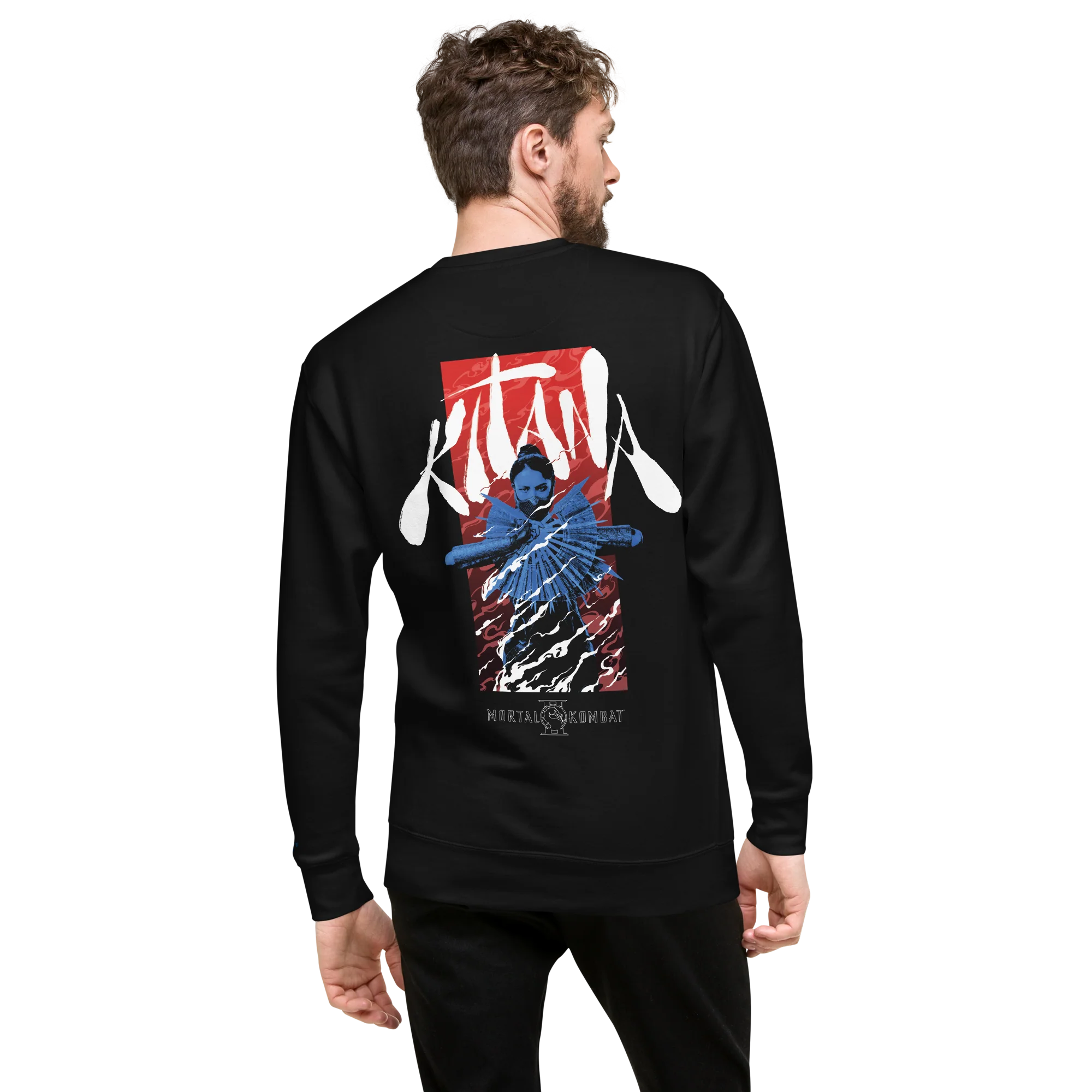 Mortal Kombat II Kitana Embroidered Sweatshirt - Image 10