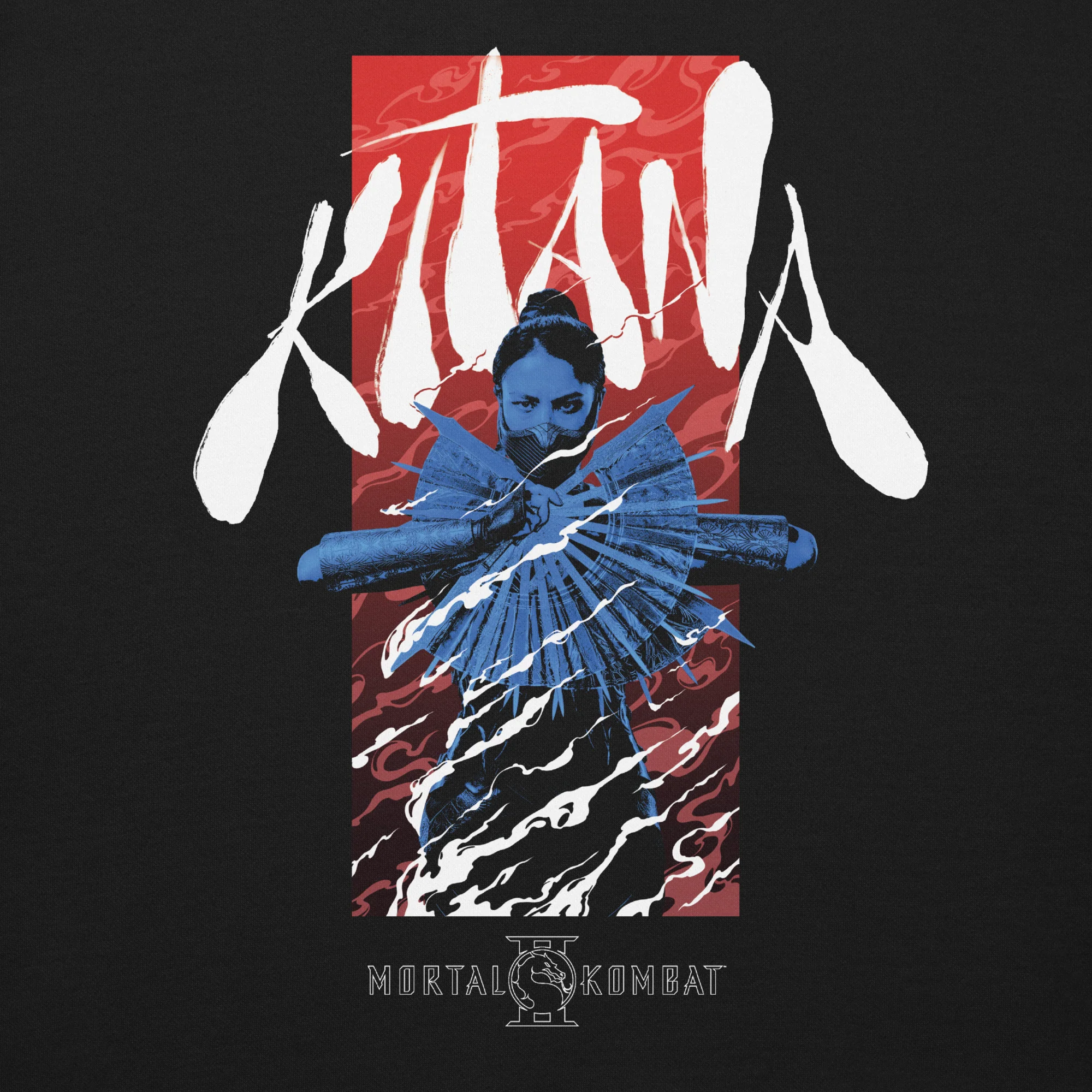 Mortal Kombat II Kitana Embroidered Sweatshirt - Image 8