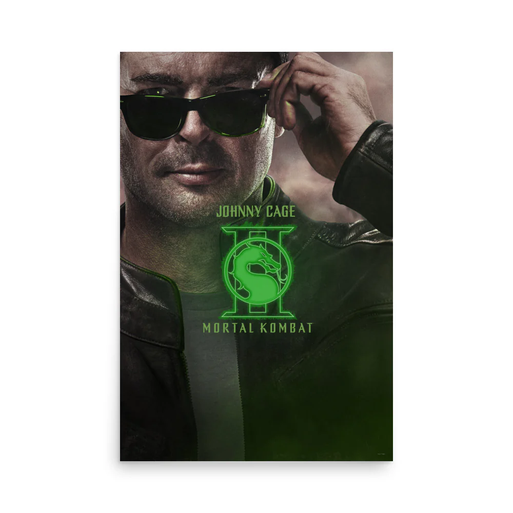 Mortal Kombat II Premium Poster Johnny Cage - Image 3