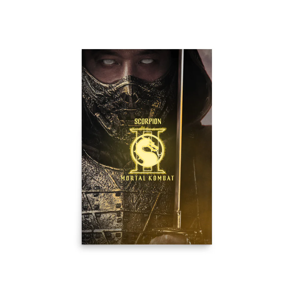 Mortal Kombat II Premium Poster Scorpion