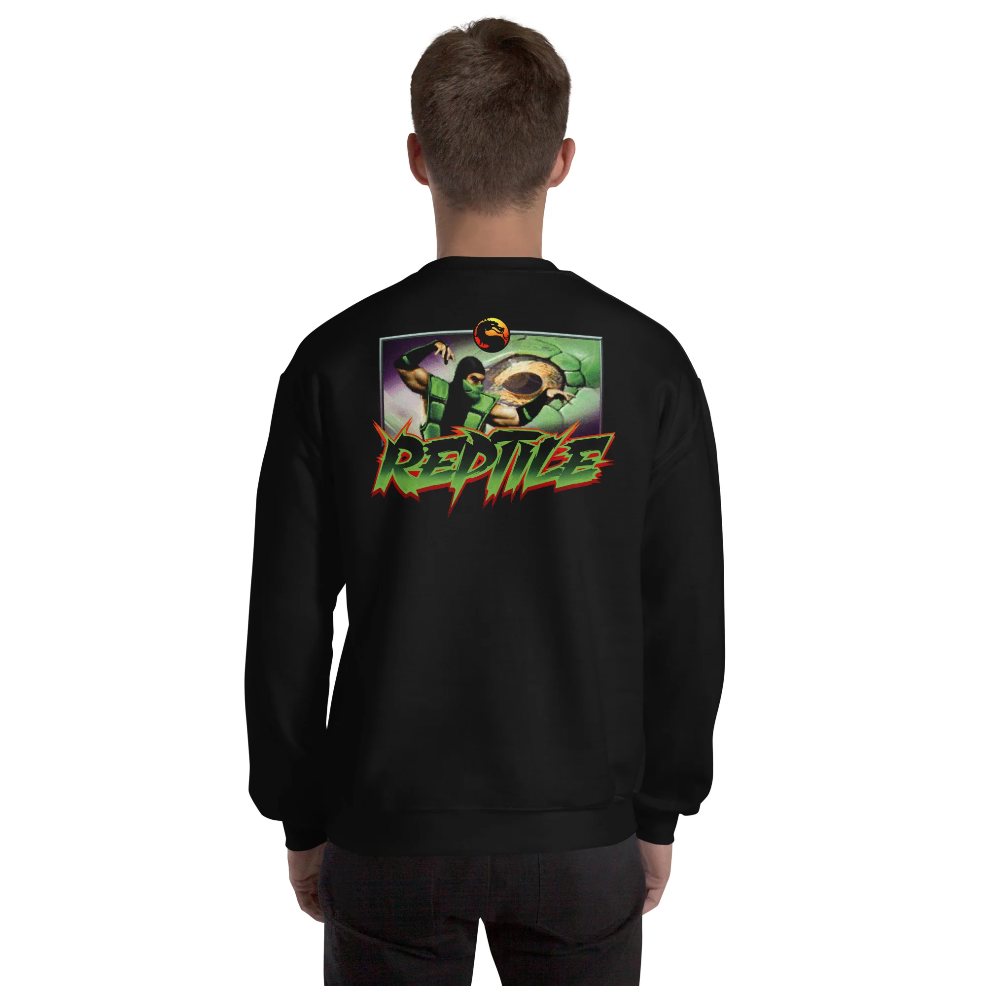 Mortal Kombat Klassic Embroidered Sweatshirt Reptile - Image 5