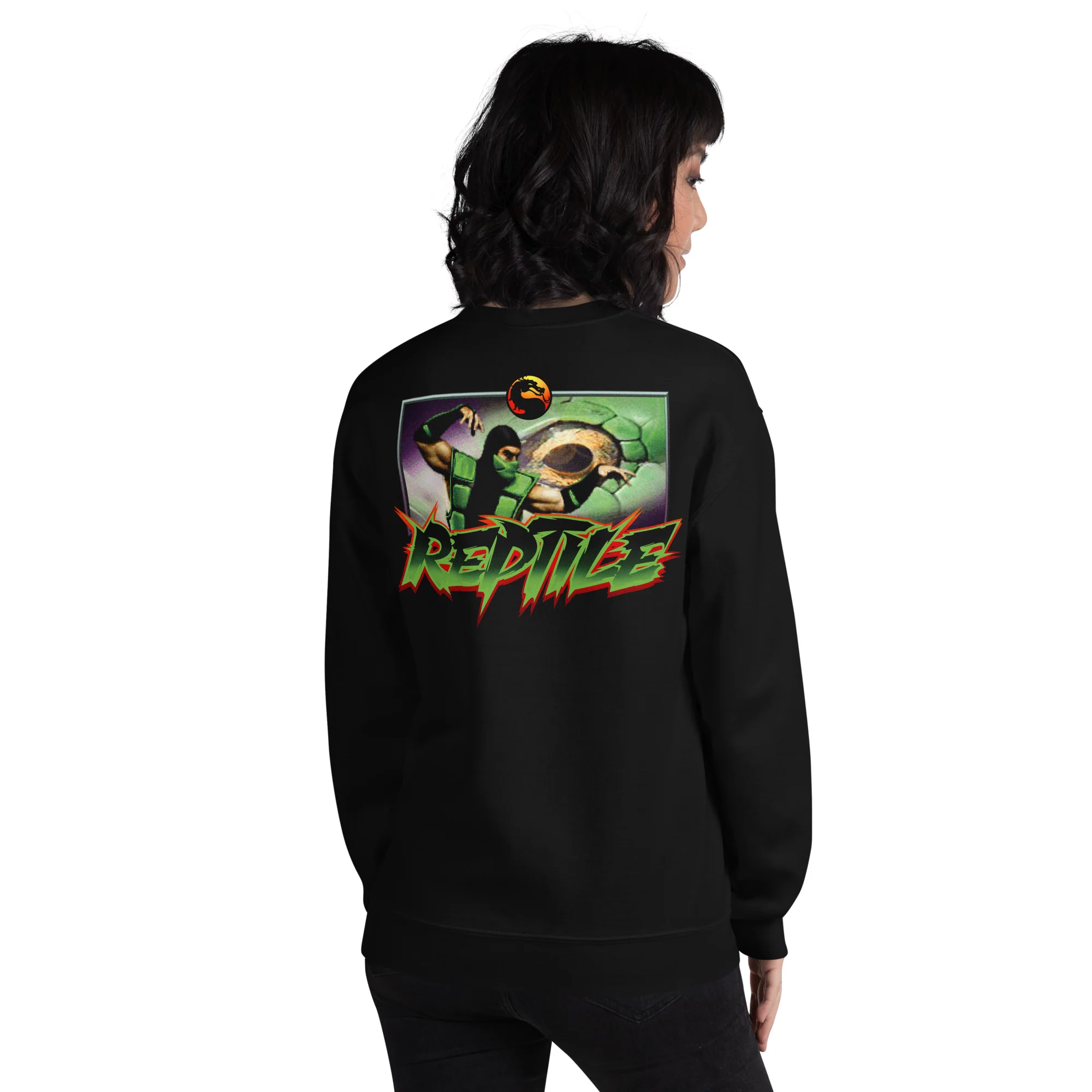 Mortal Kombat Klassic Embroidered Sweatshirt Reptile - Image 6