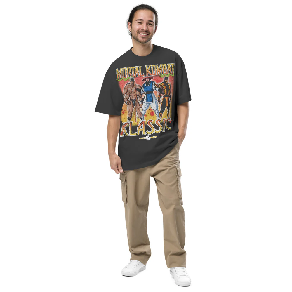 Mortal Kombat Klassic Oversized T-shirt - Image 3