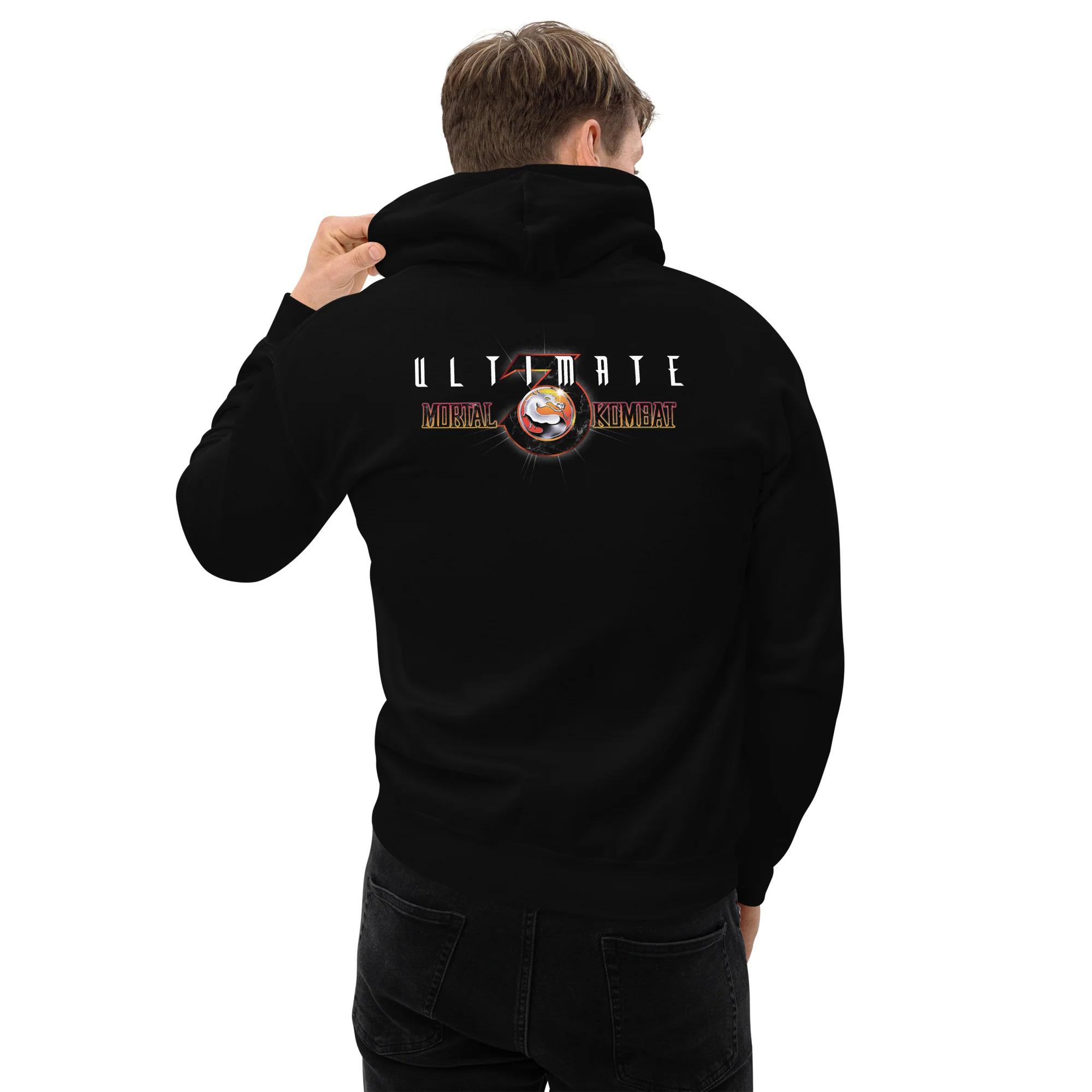 Mortal Kombat Klassic Ultimate MK3 Kombat Kode Embroidered Hoodie - Image 6