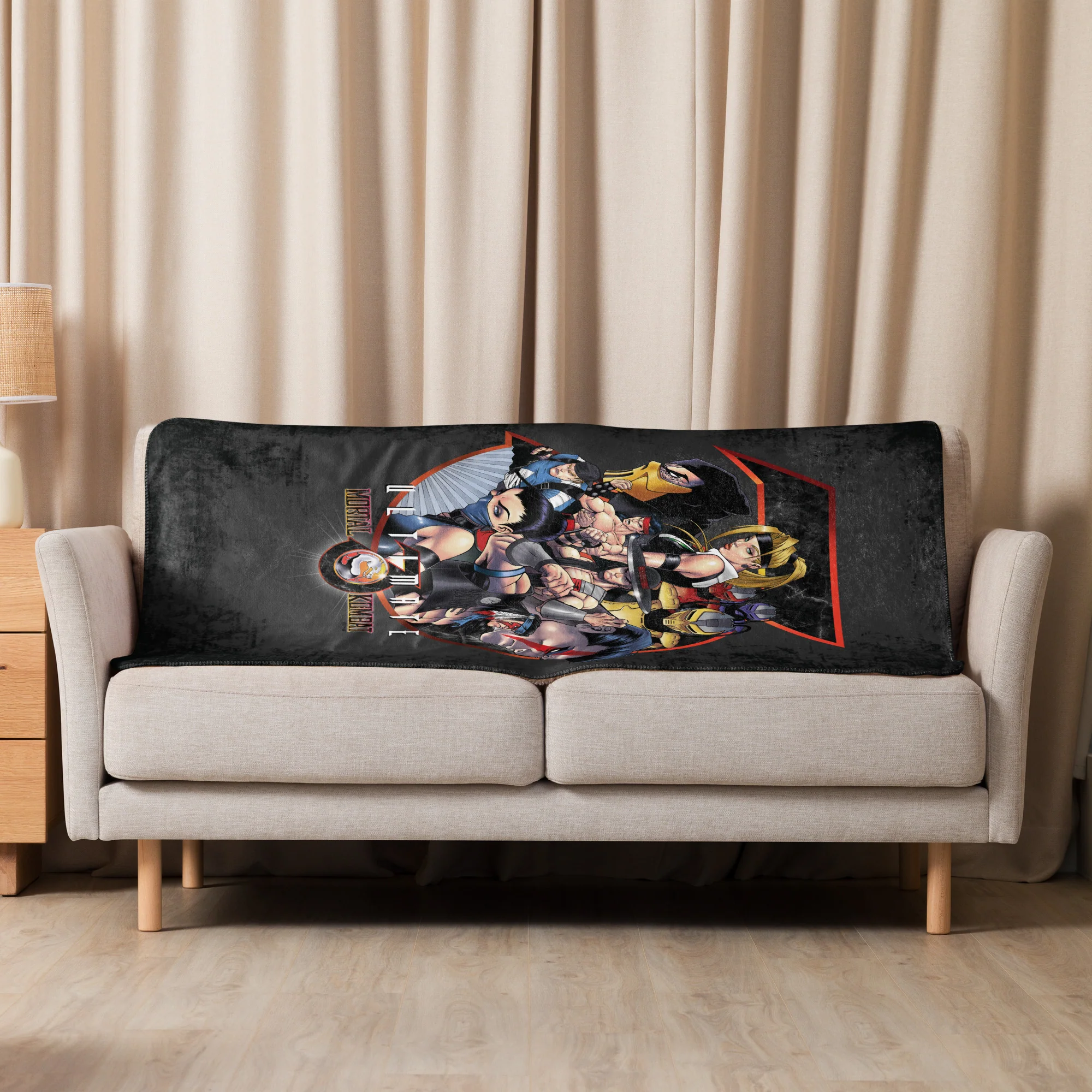 Mortal Kombat Klassic Ultimate MK3 Sherpa Blanket - Image 7