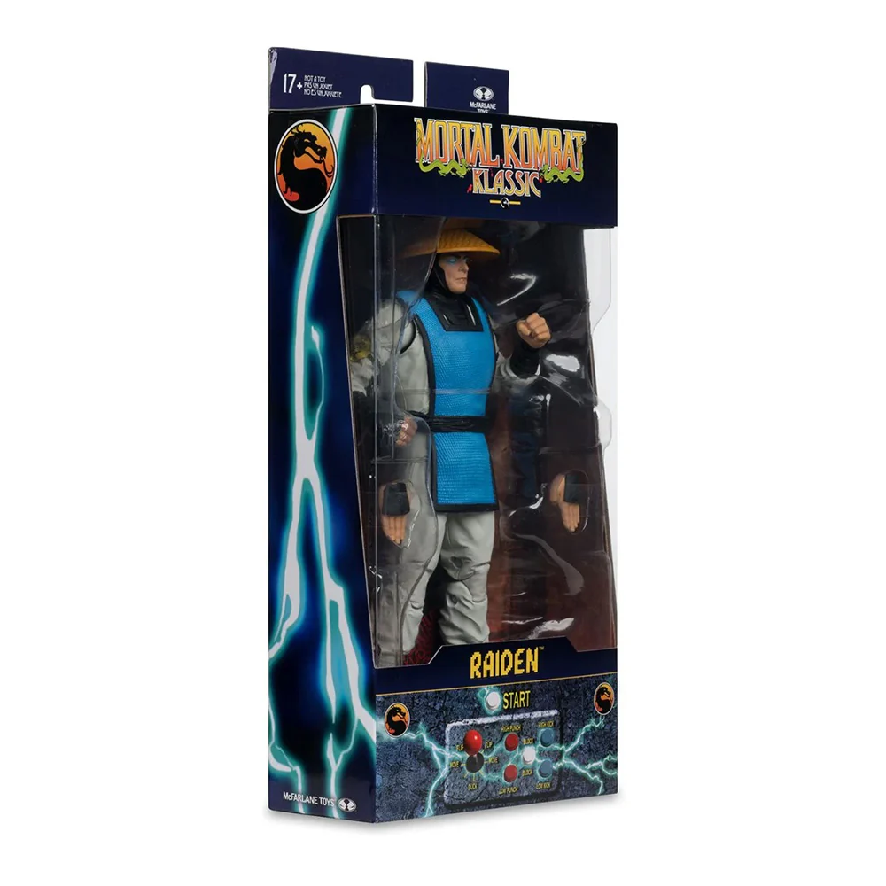 Mortal Kombat Klassic McFarlane Toys Raiden 7" Action Figure - Image 7
