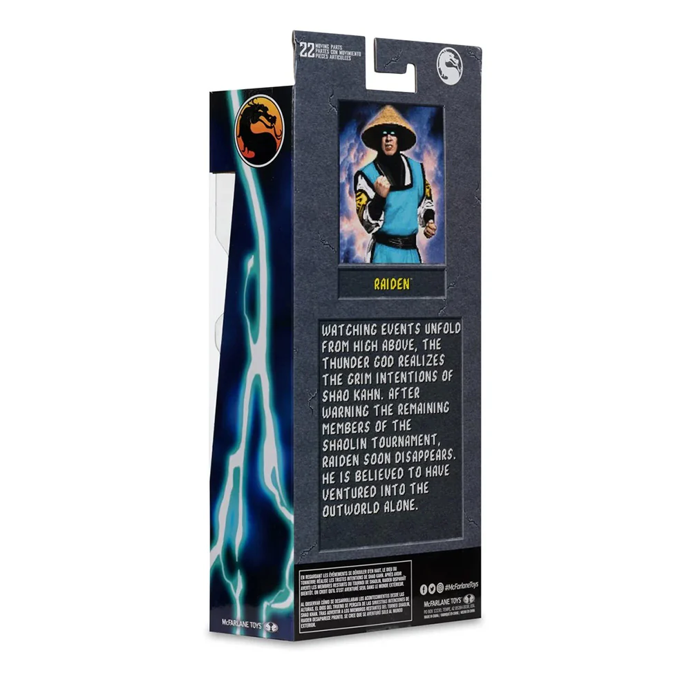 Mortal Kombat Klassic McFarlane Toys Raiden 7" Action Figure - Image 8
